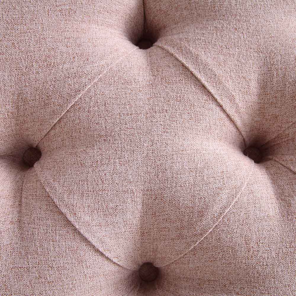 Leamington Deep-Buttoned Upholstered Bed, Rosewater Pink Fabric - Image 12