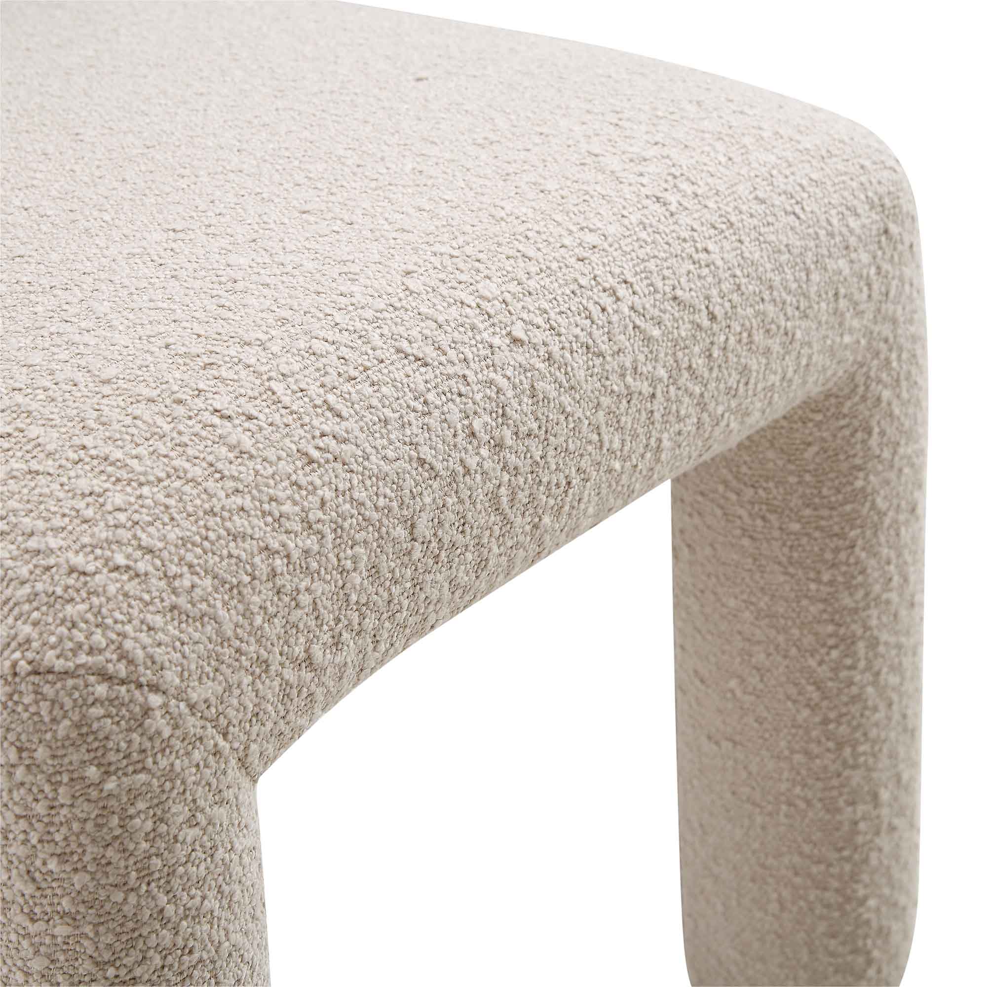 Libby Light Taupe Boucle Dining Chair - Image 10