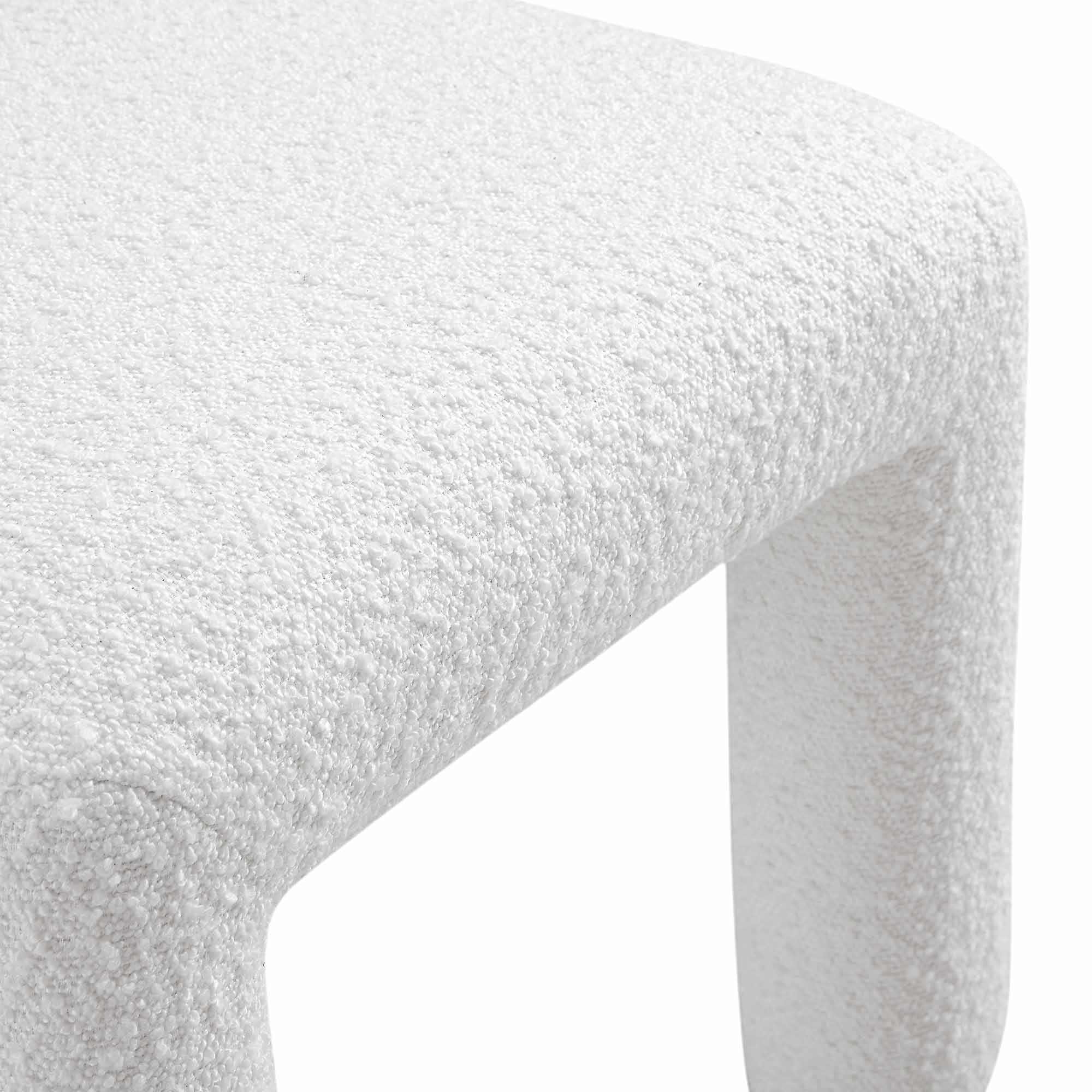 Libby White Boucle Dining Chair - Image 11