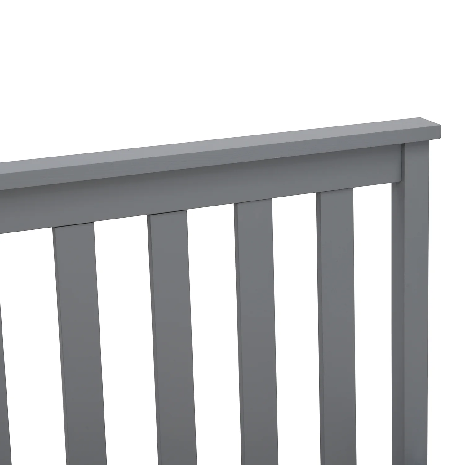Linnelle Solid Wood Bed Frame in Grey - Image 6
