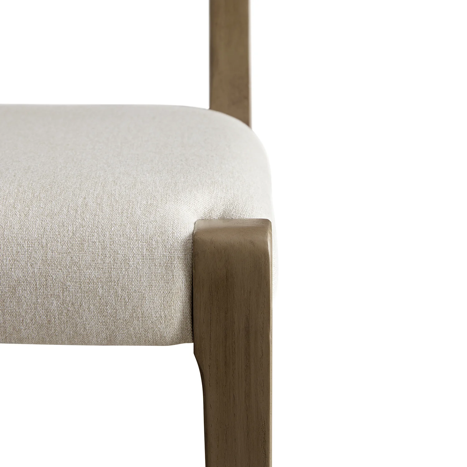 Lumi Dining Chair, Oatmeal Fabric | Silver Oak Frame - Image 16