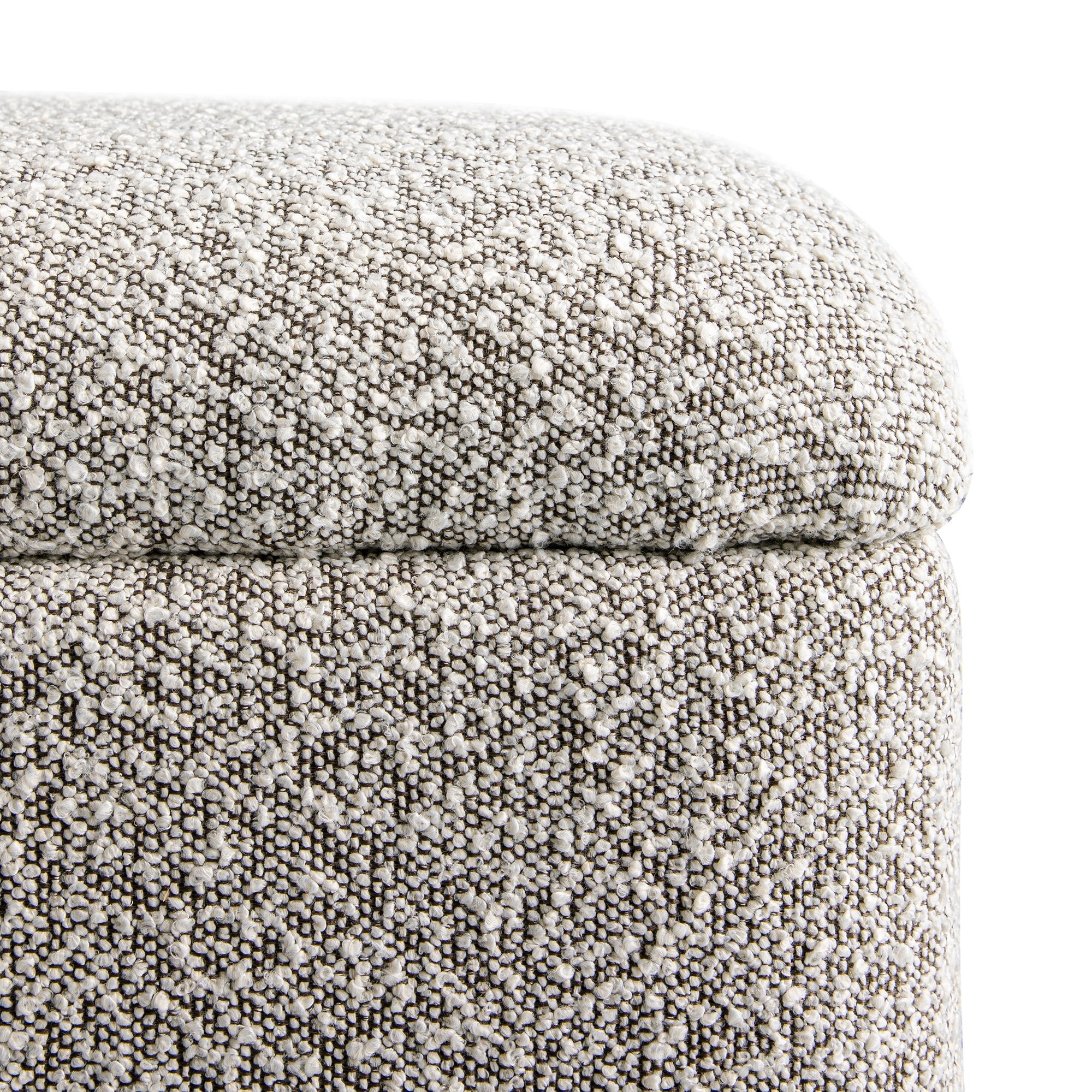 Magda Fold-Out Small Double Bed in an Ottoman, Mist Grey Boucle - Image 9
