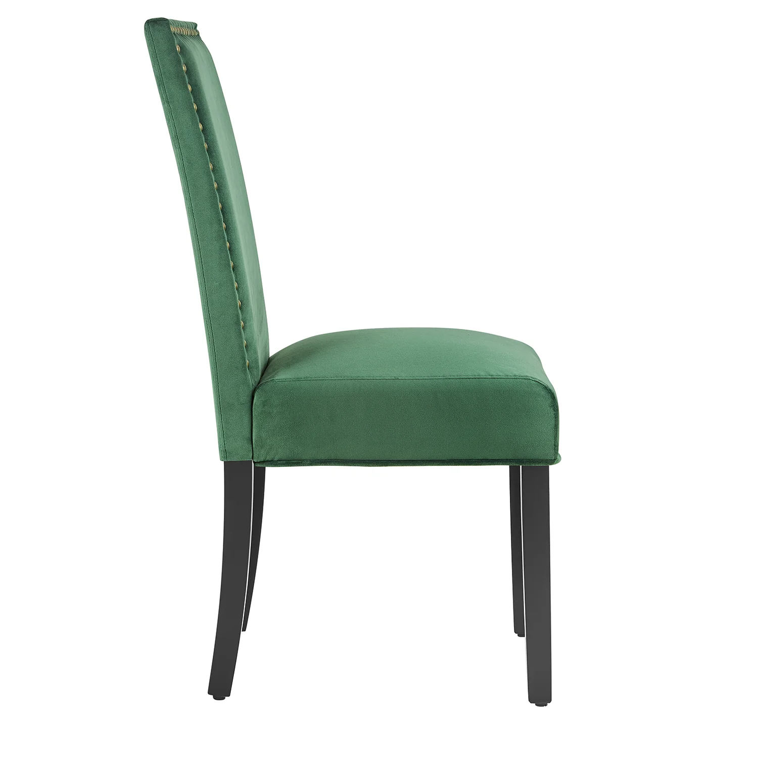 Maidwell Set of 2 Green Velvet Dining Chairs - Image 6