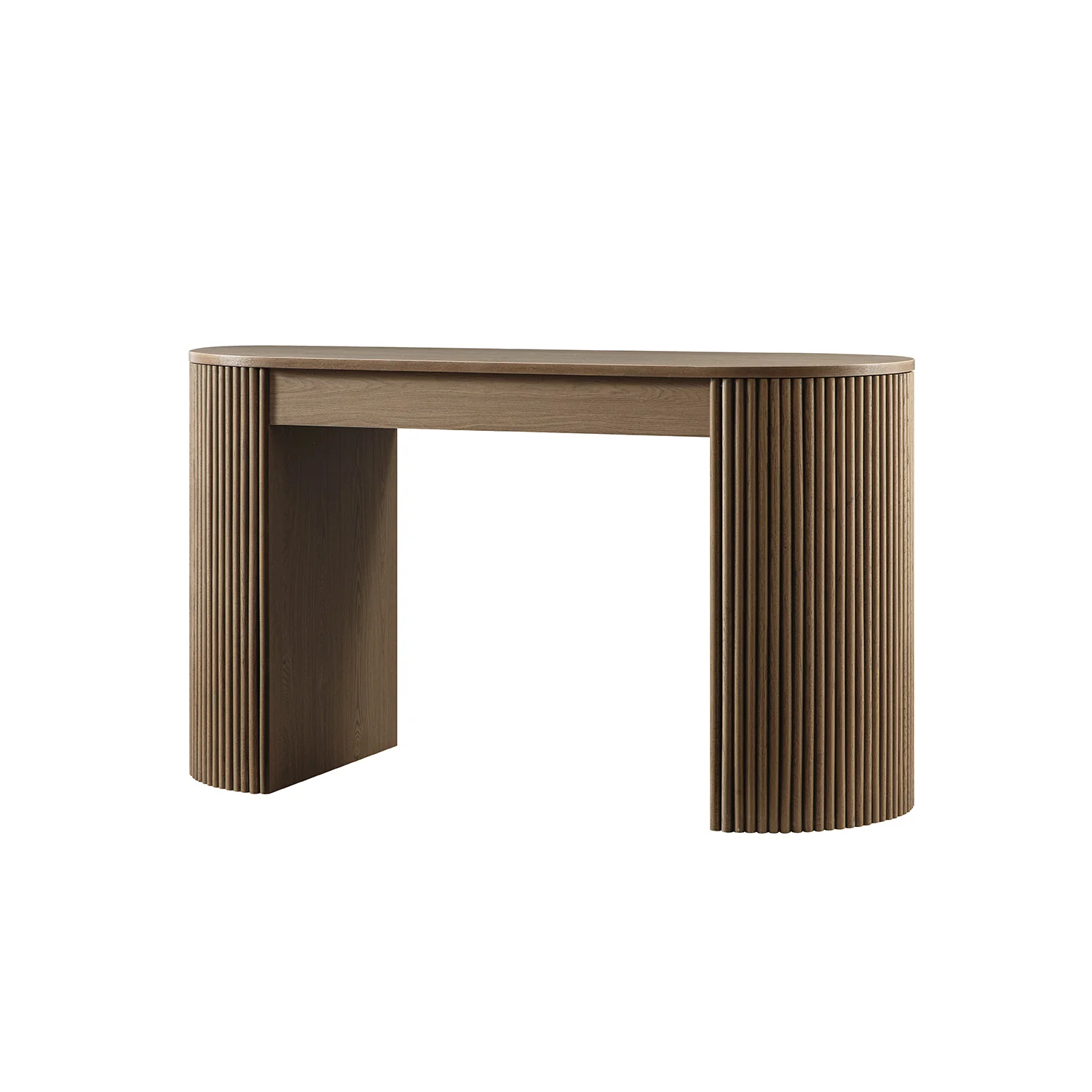 Maru 1-Drawer Writing Desk, Silver Oak - Image 12