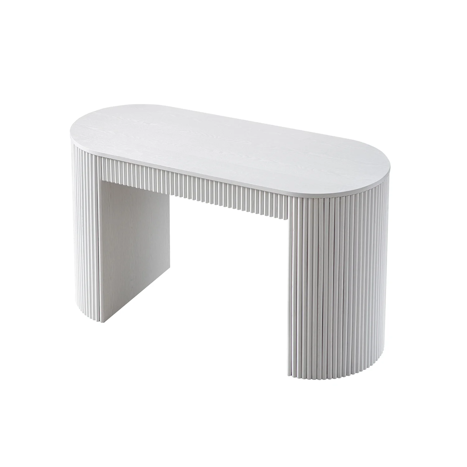 Maru 1-Drawer Writing Desk, Washed White - Image 13