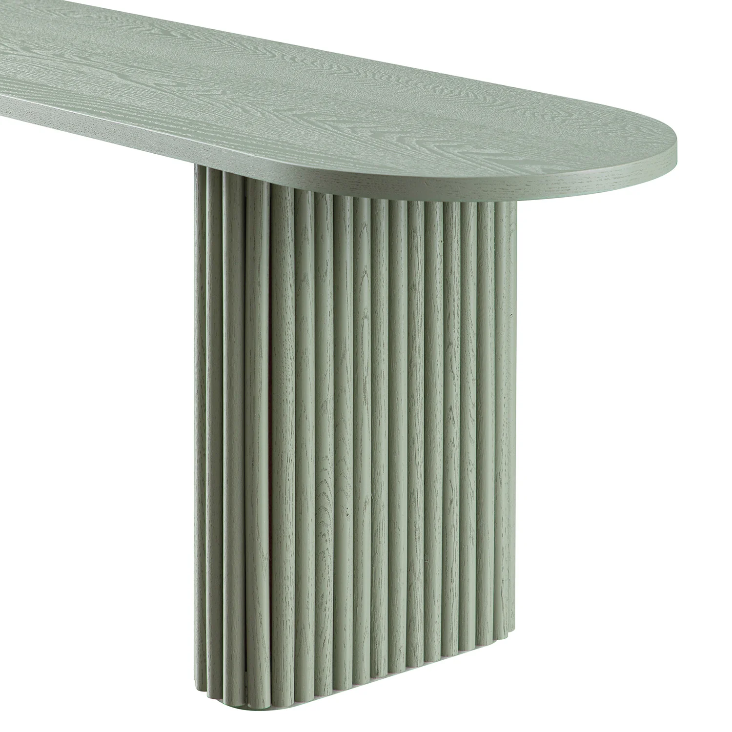 Maru 150cm Dining Bench, Sage Green - Image 6
