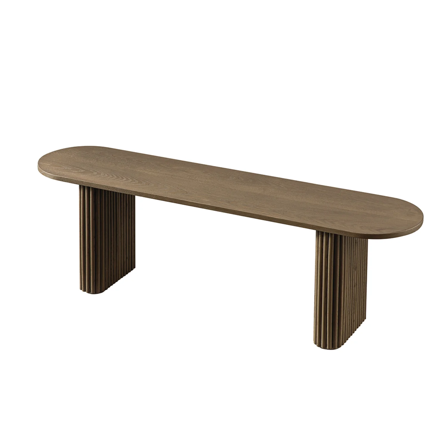 Maru 150cm Dining Bench, Silver Oak - Image 7