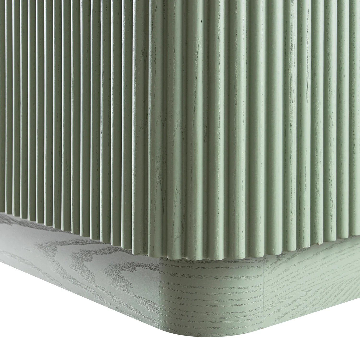 Maru 200cm Wide TV Unit with Drawers, Sage Green - Image 11