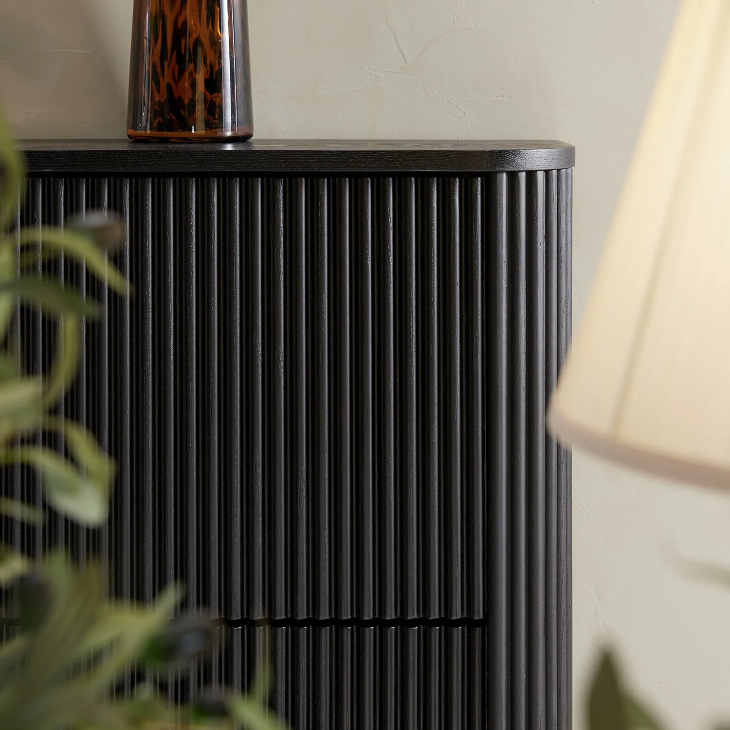 Maru 3-Door Shoe Storage Cabinet, Black - Image 5