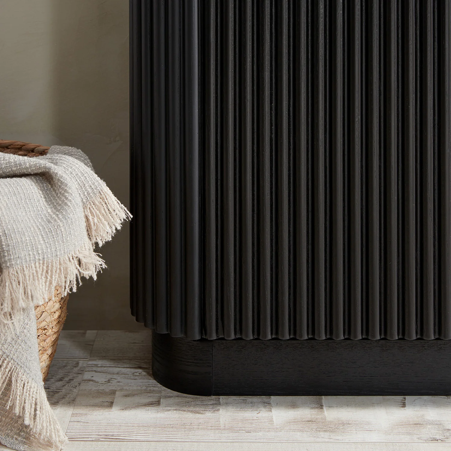 Maru 3-Door Shoe Storage Cabinet, Black - Image 7