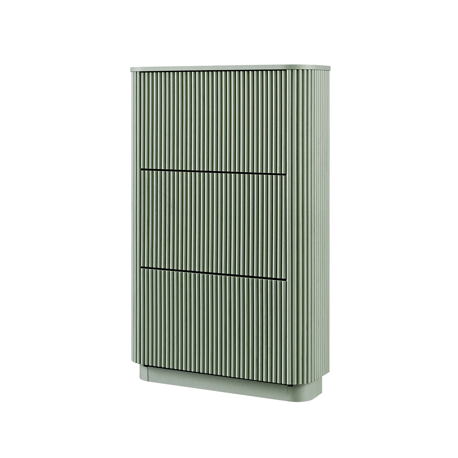 Maru 3-Door Shoe Storage Cabinet, Sage Green - Image 8