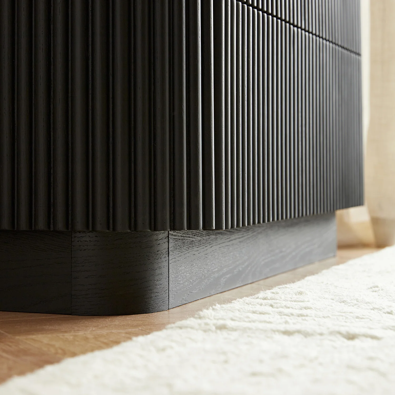 Maru Chest of 3 Drawers, Black - Image 6