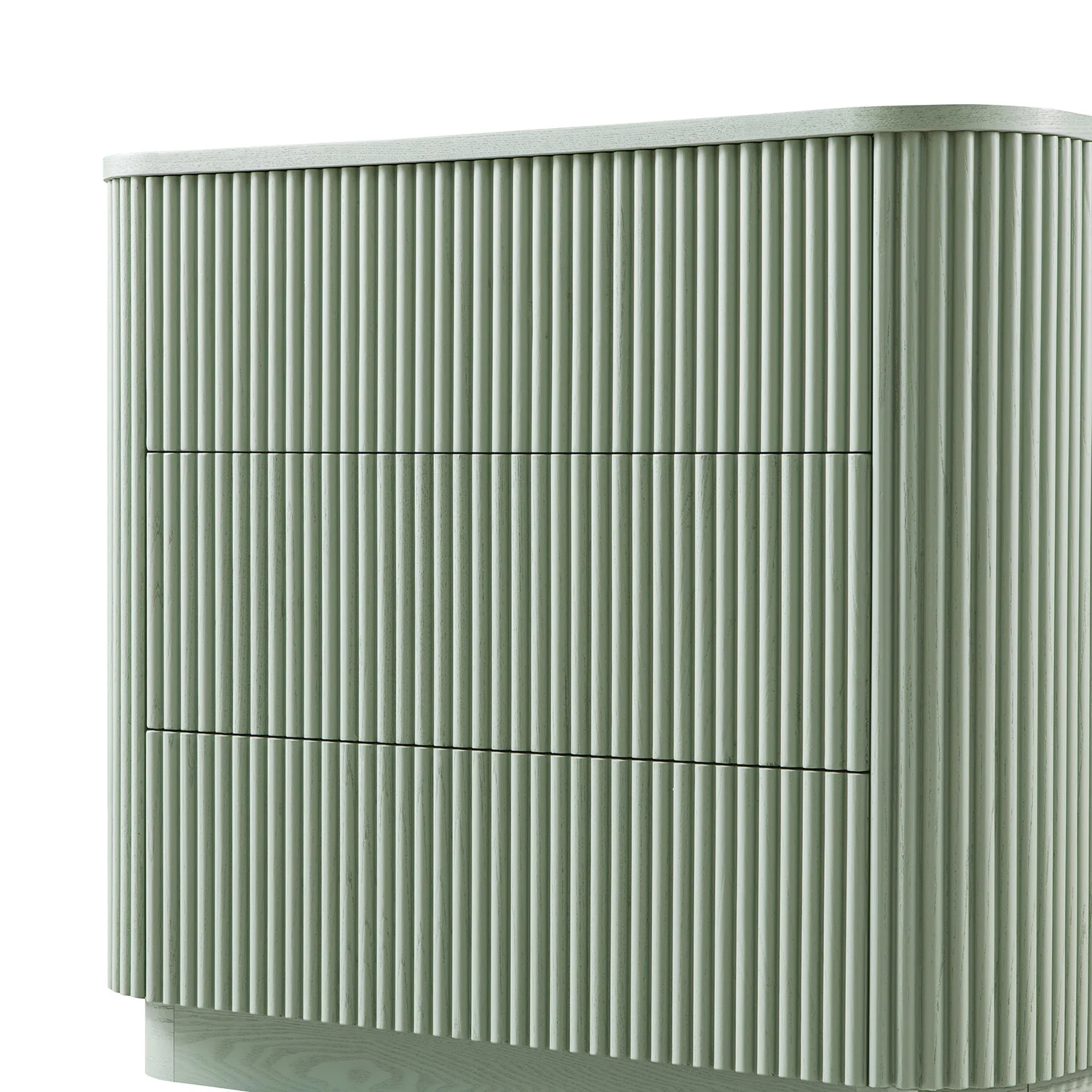 Maru Chest of 3 Drawers, Sage Green - Image 12