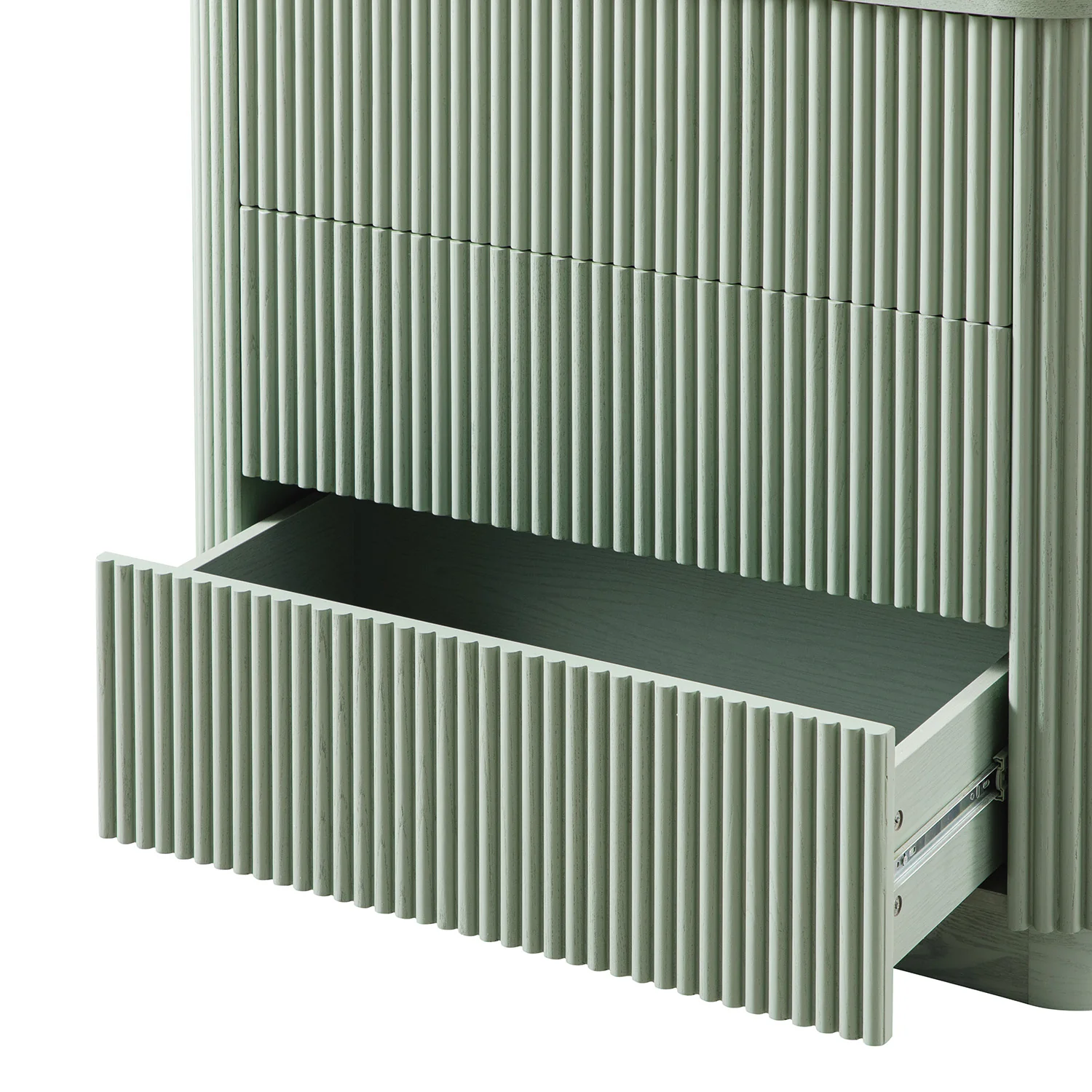 Maru Chest of 3 Drawers, Sage Green - Image 13