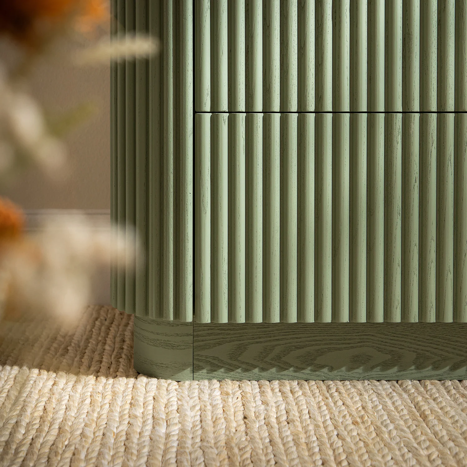 Maru Chest of 3 Drawers, Sage Green - Image 5