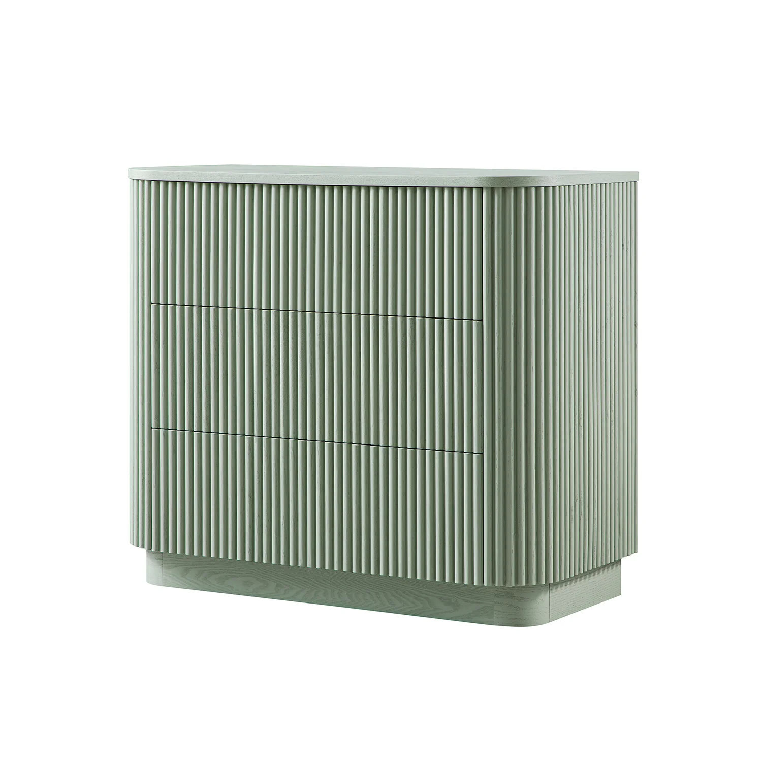 Maru Chest of 3 Drawers, Sage Green - Image 7