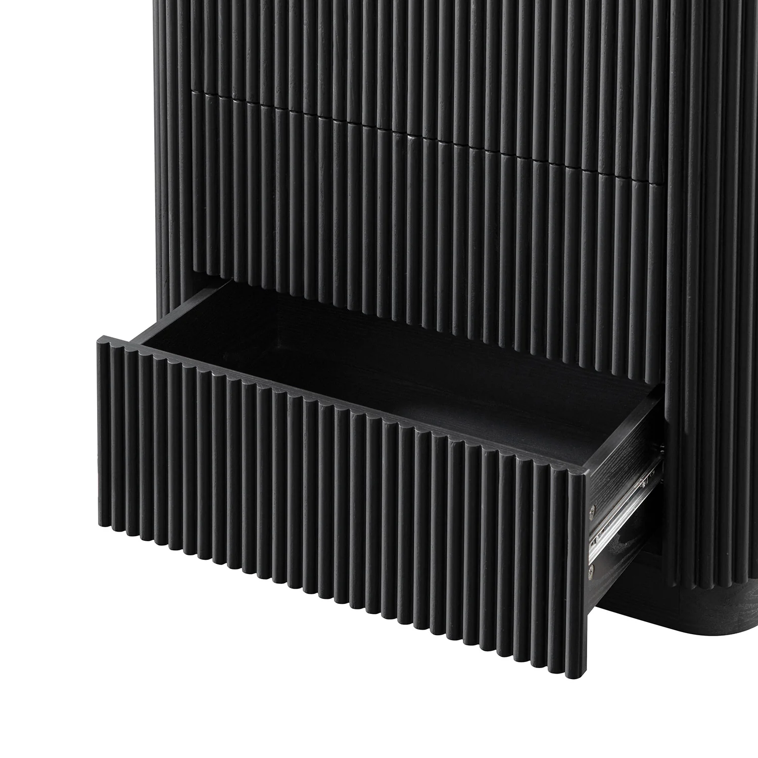 Maru Chest of 5 Drawers, Black - Image 15