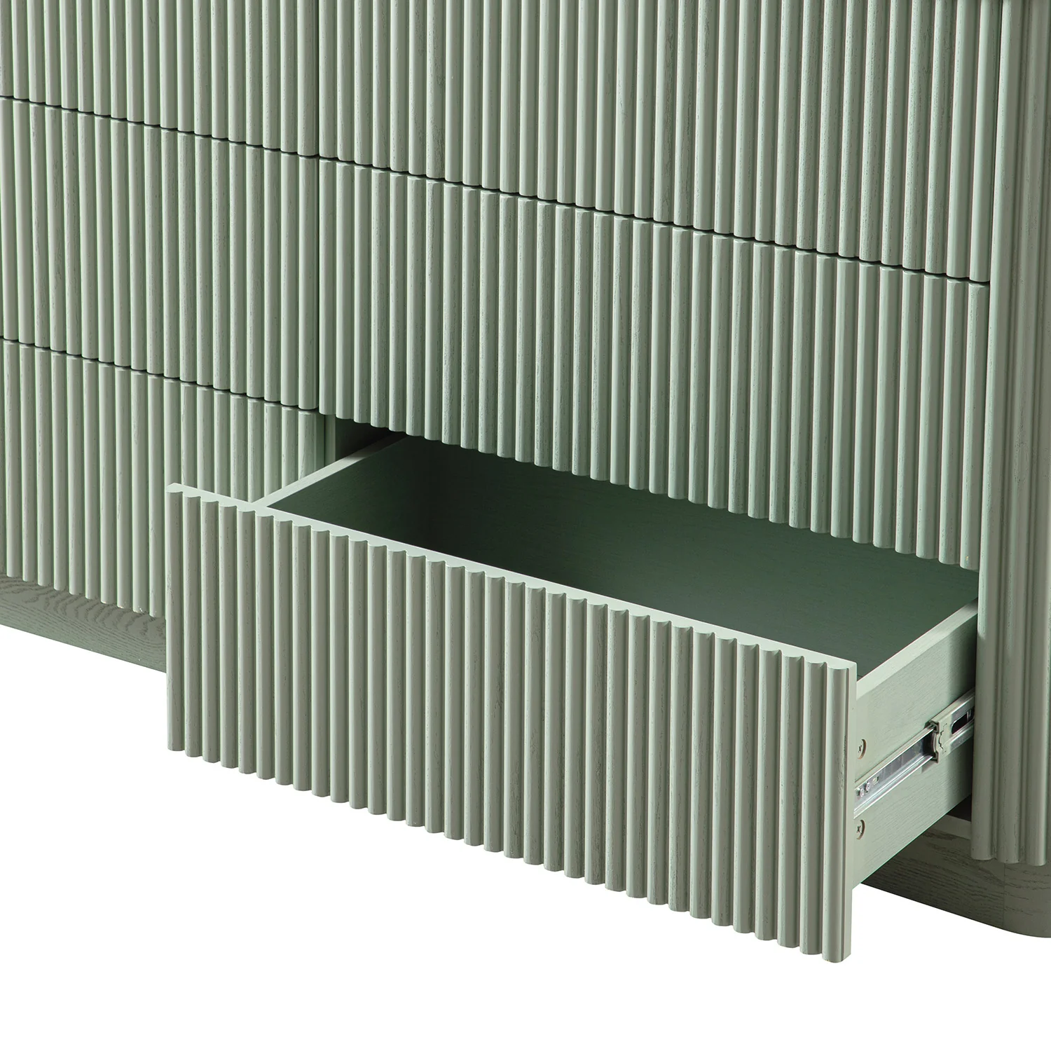 Maru Chest of 6 Drawers, Sage Green - Image 12
