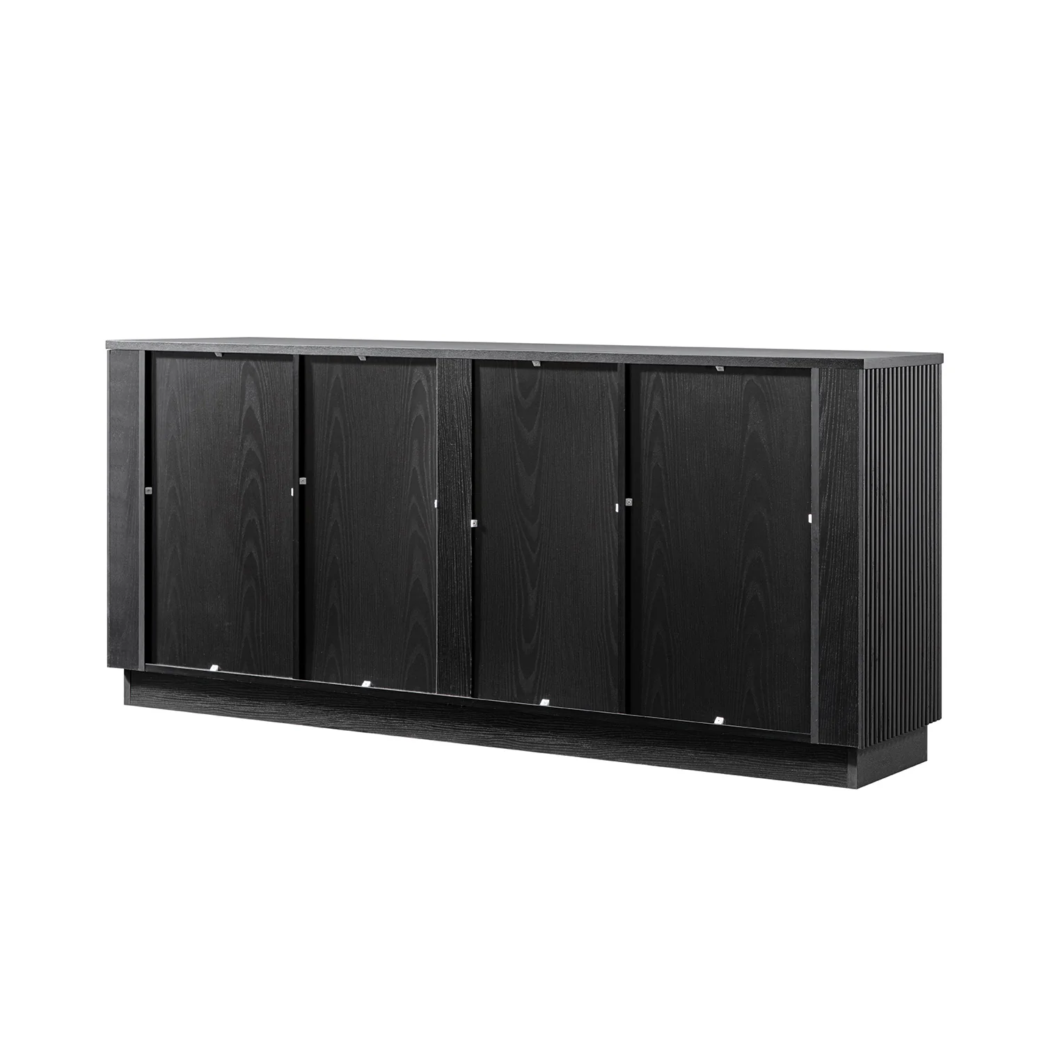 Maru Large 2-Door Sideboard with Drawers, Black - Image 14
