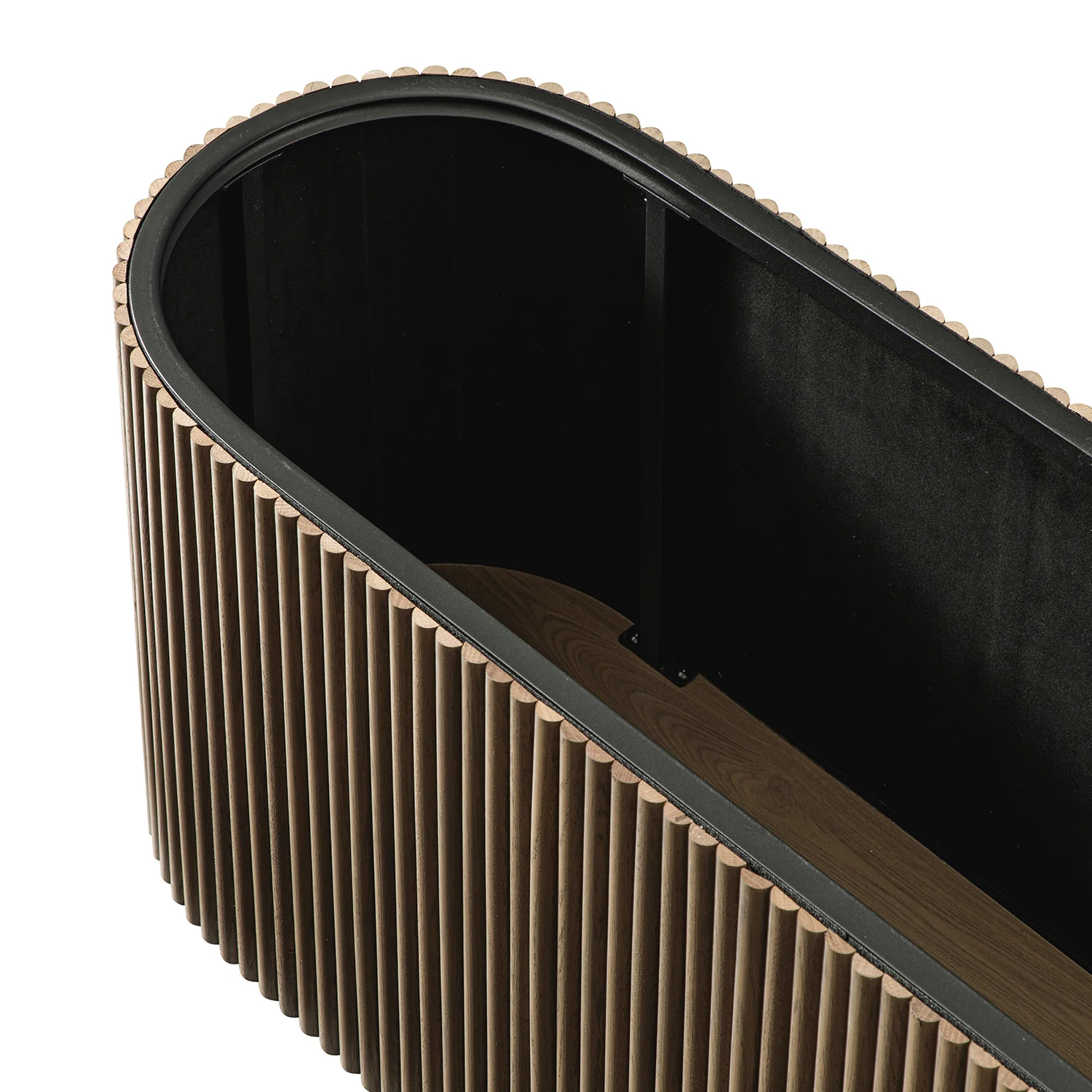 Maru Storage Ottoman Bench, Silver Oak - Image 8