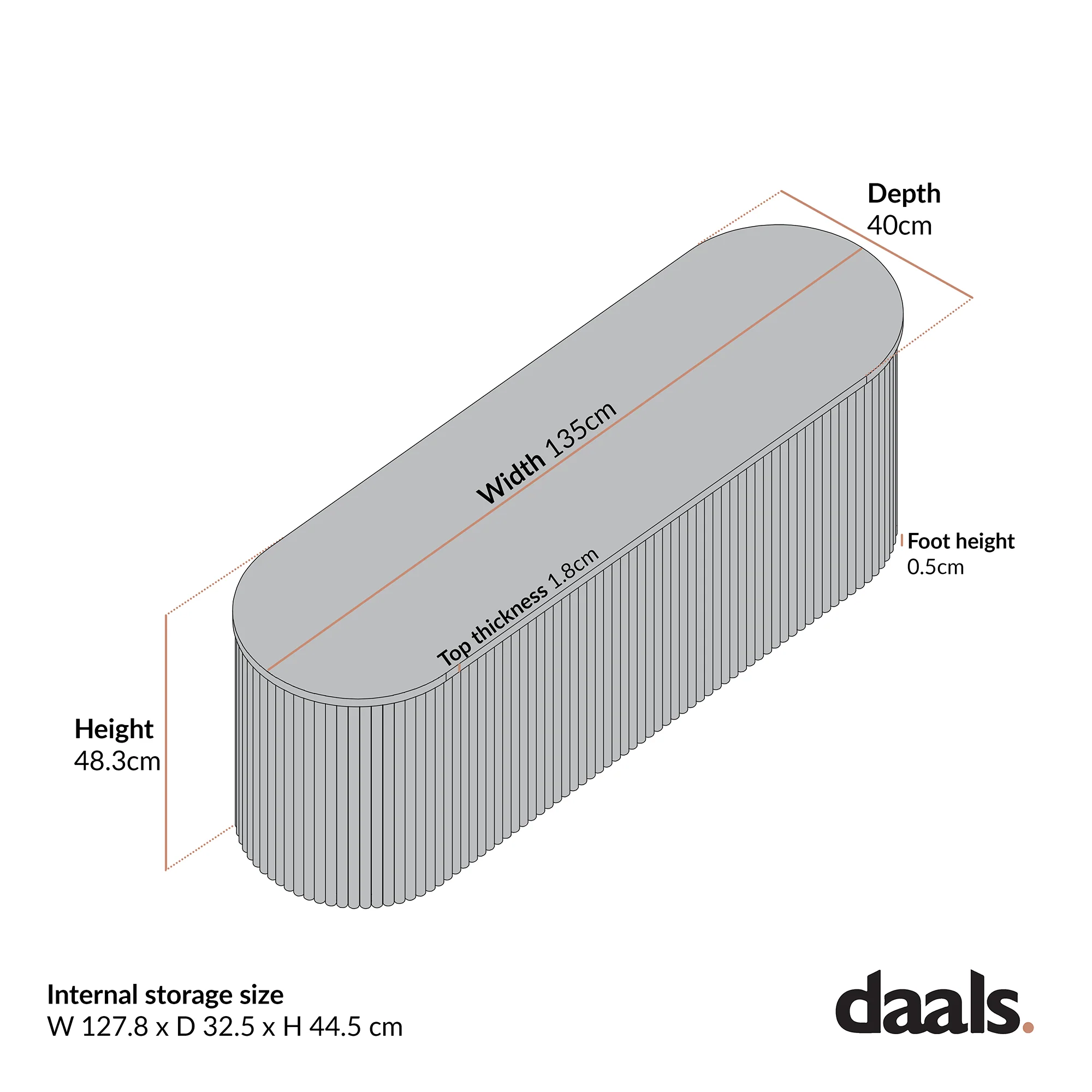 Maru Storage Ottoman Bench, Sage Green - Image 3