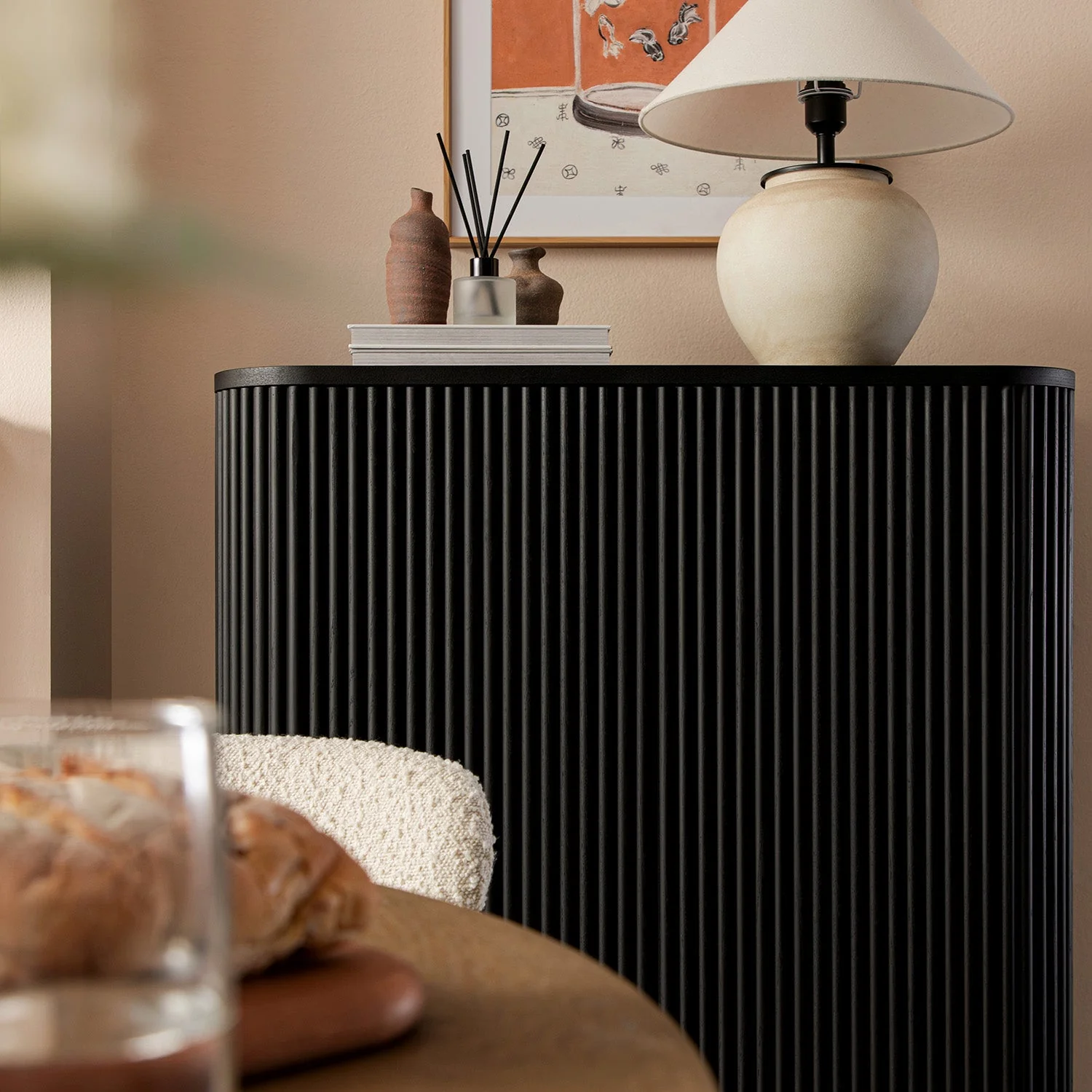 Maru Tall Cabinet, Black - Image 4