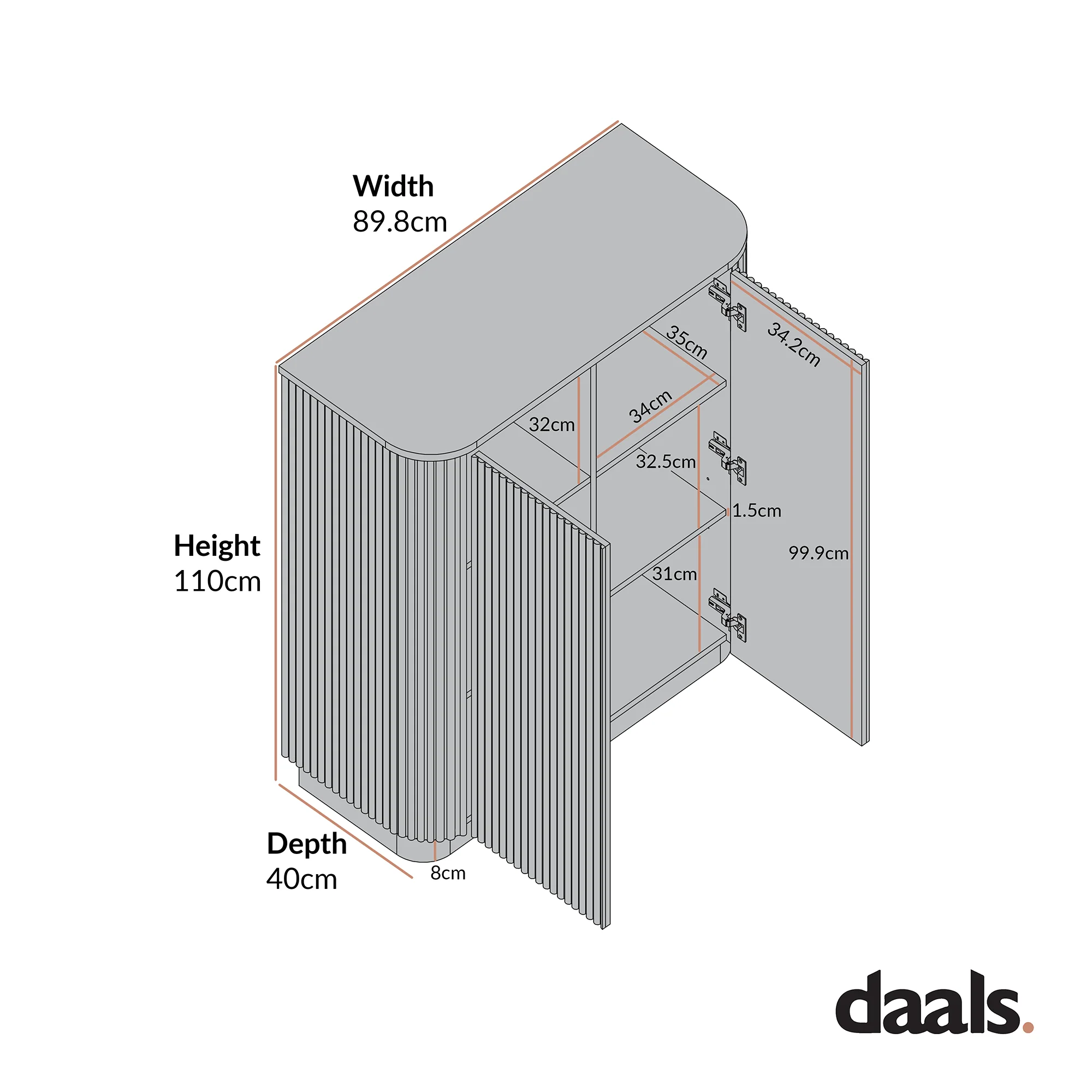 Maru Tall Cabinet, Black - Image 9