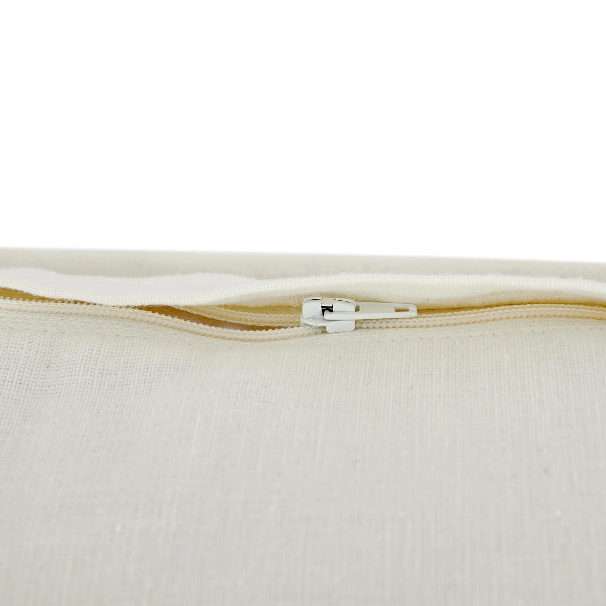 Matilda Cream Scallop Quilted Linen Blend Continental Square Pillowcases - Pair - Image 9