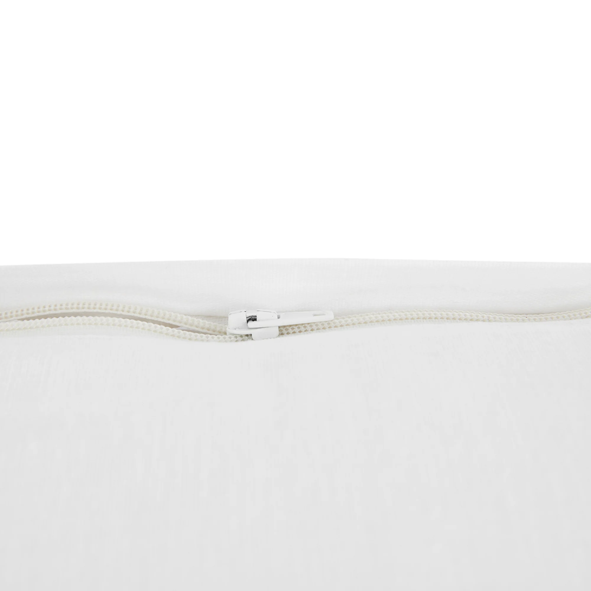 Matilda White Scallop Quilted Linen Blend Continental Square Pillowcases - Pair - Image 6