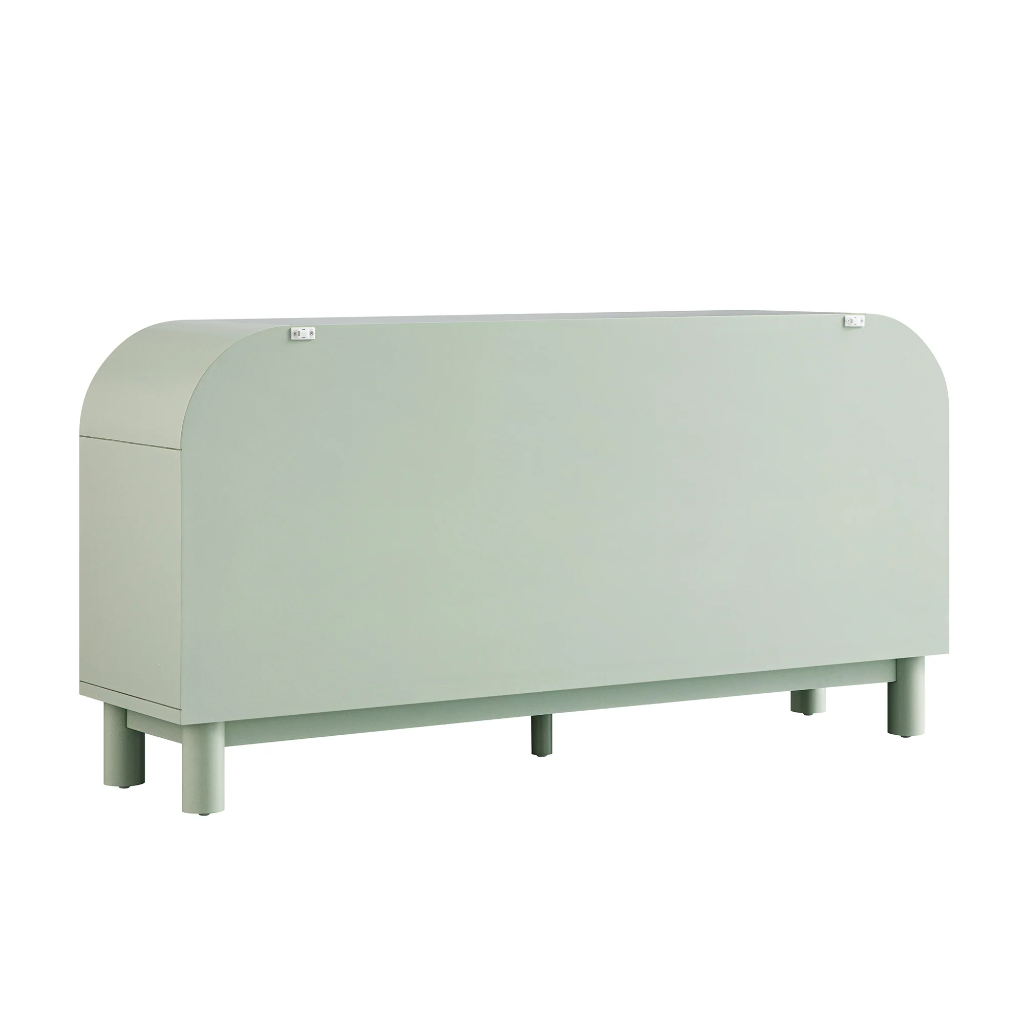 Maude 9 Drawer Chest, Muted Pistachio Ash with Raffia - Image 6