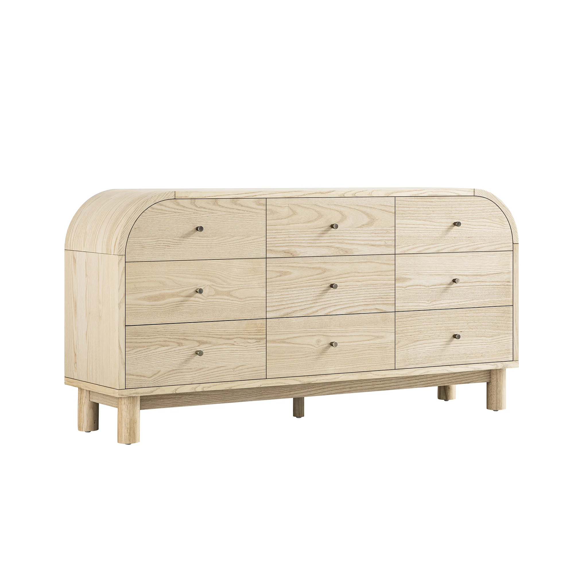 Maude 9 Drawer Chest, Natural Ash - Image 8