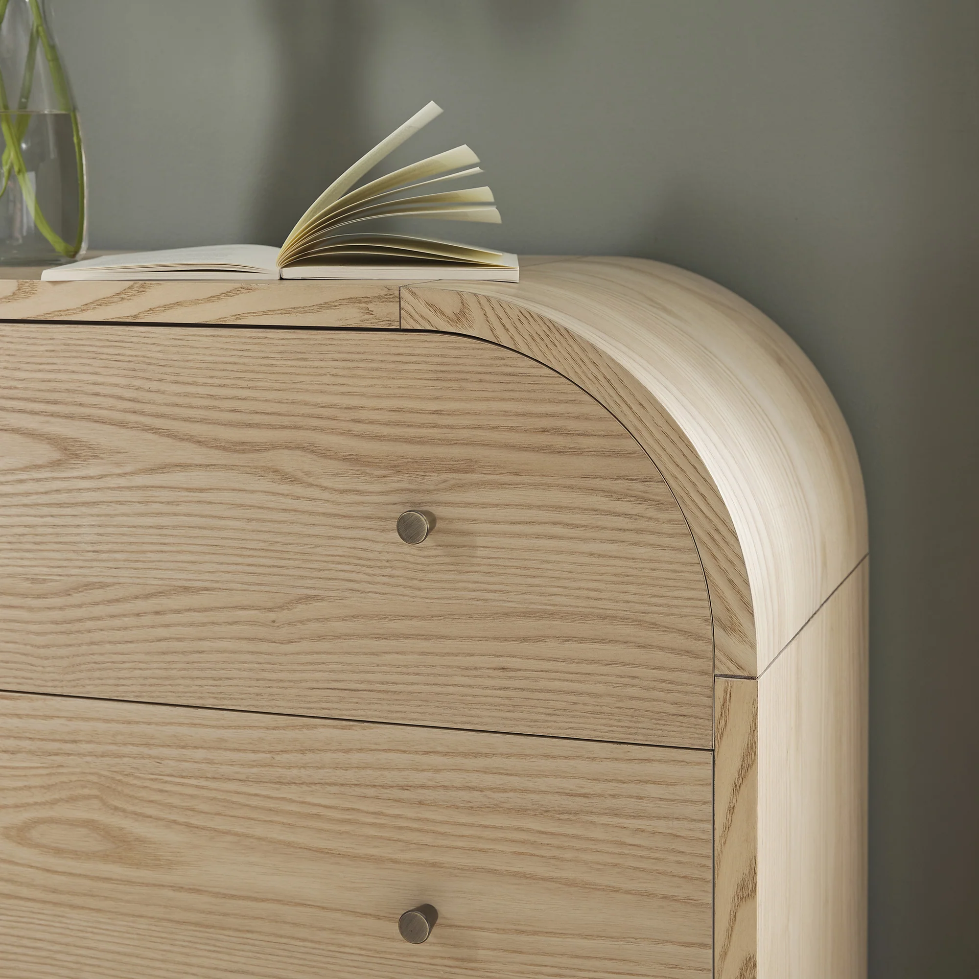 Maude Chest of 3 Drawers, Natural Ash - Image 4