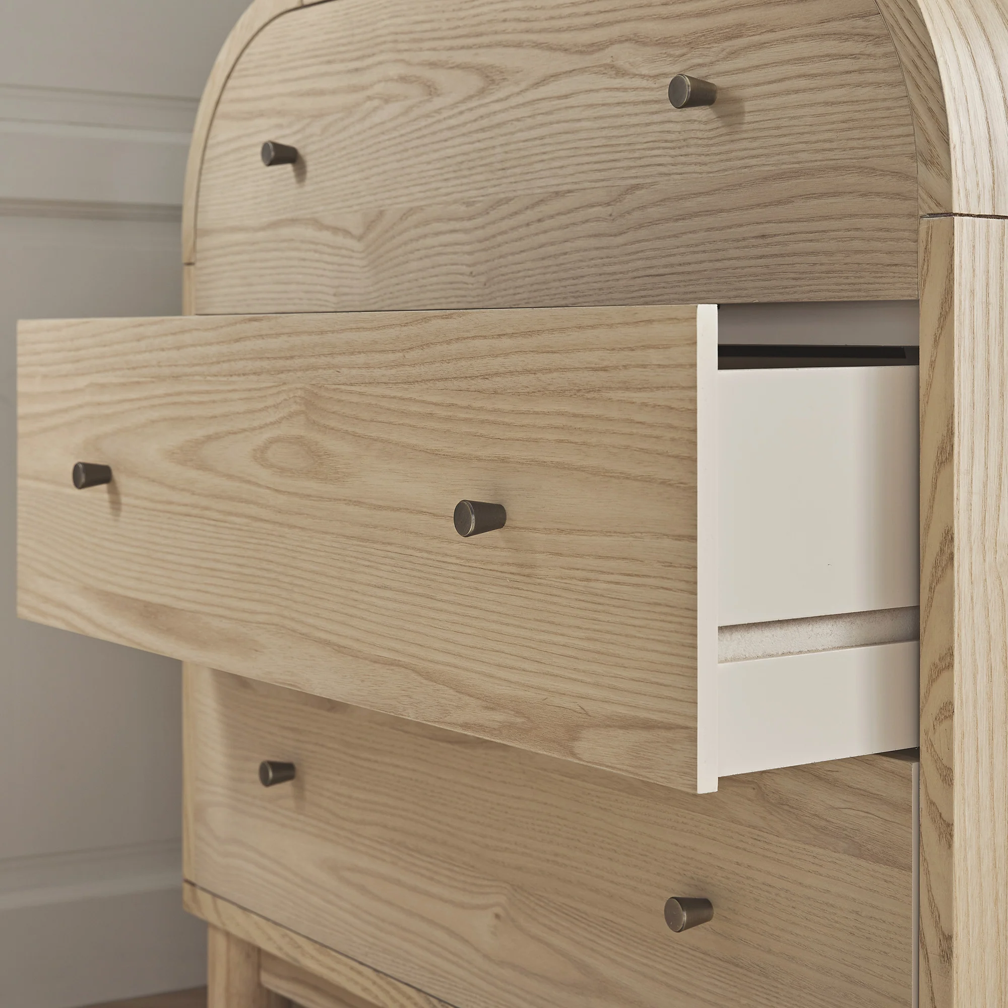 Maude Chest of 3 Drawers, Natural Ash - Image 5