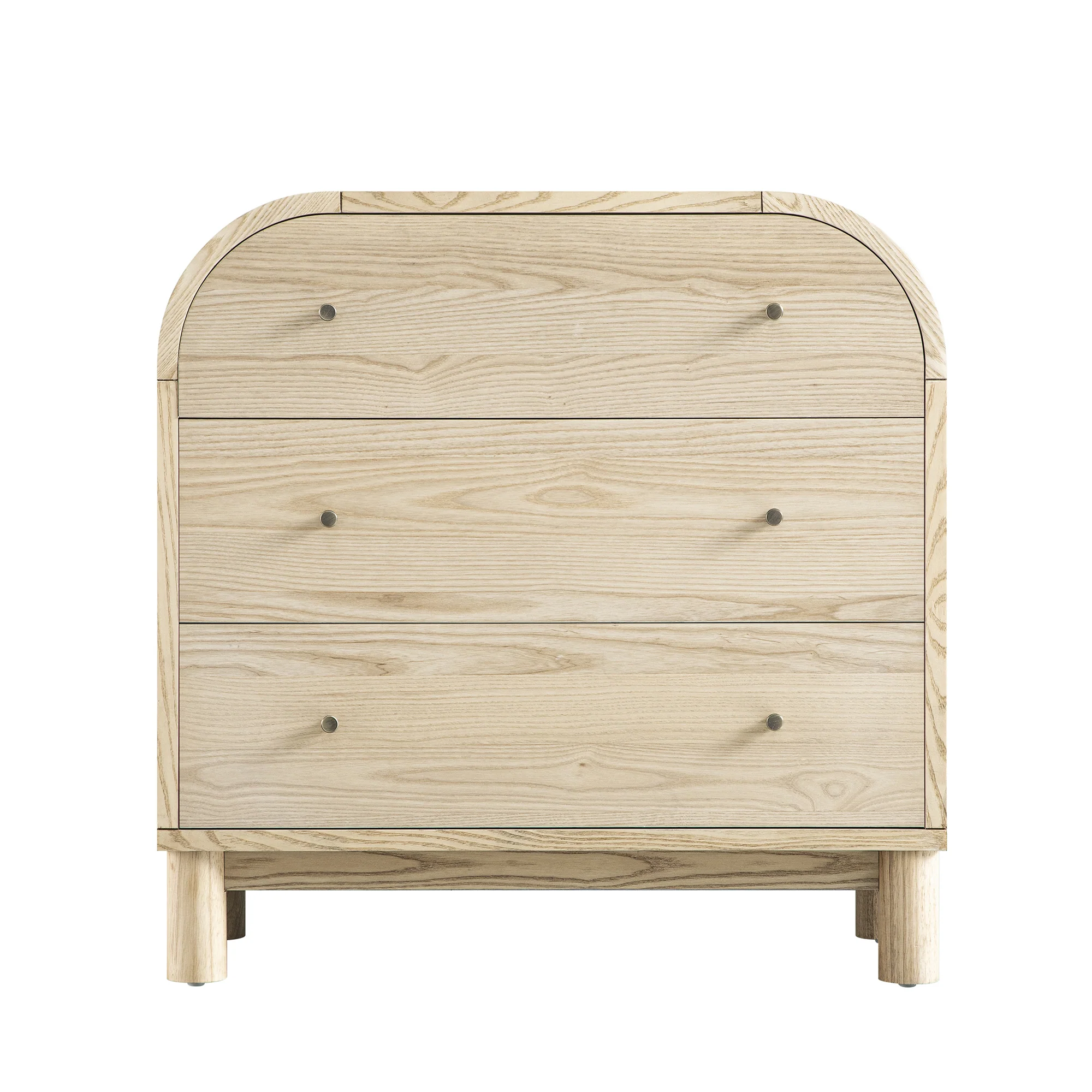 Maude Chest of 3 Drawers, Natural Ash - Image 7