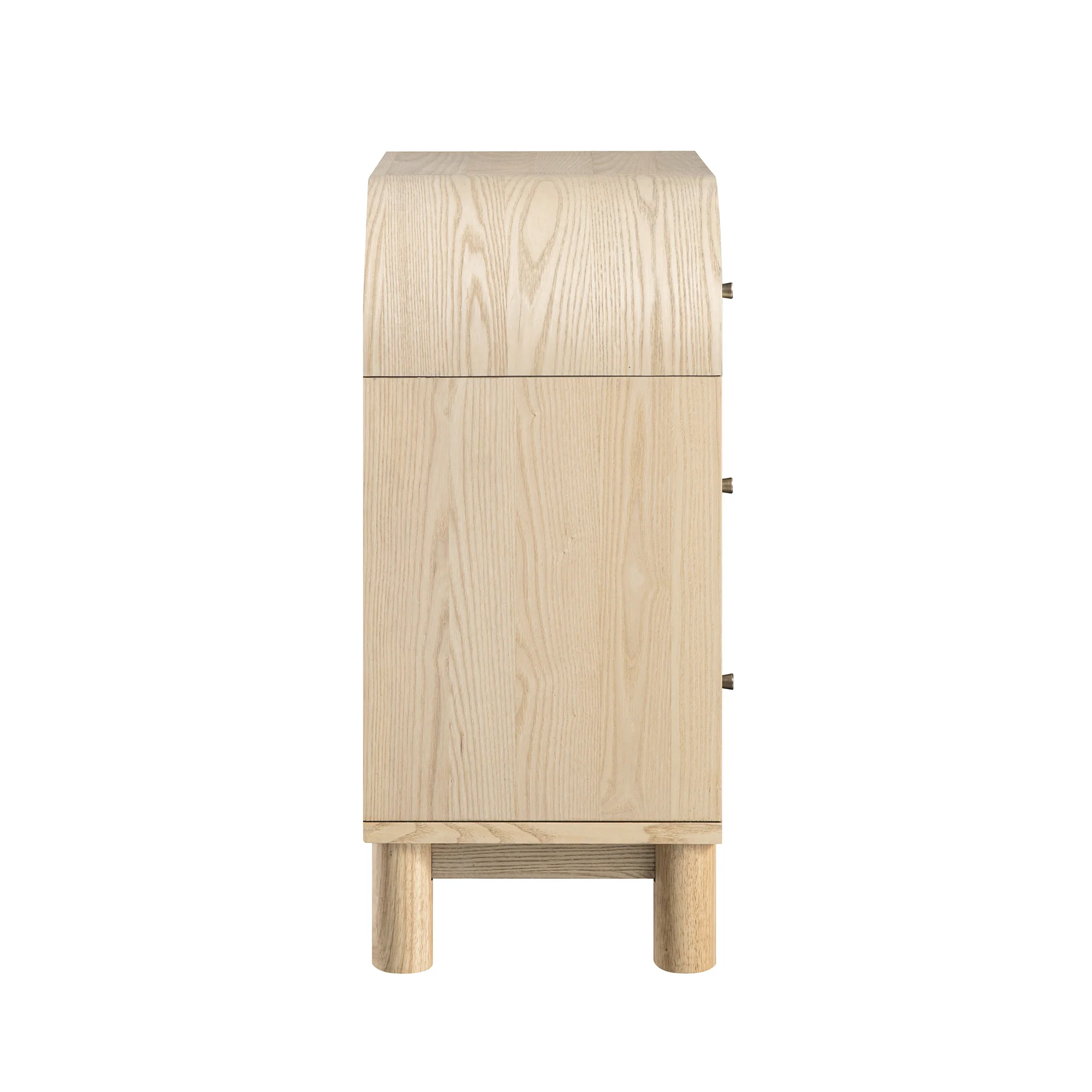 Maude Chest of 3 Drawers, Natural Ash with Raffia - Image 11