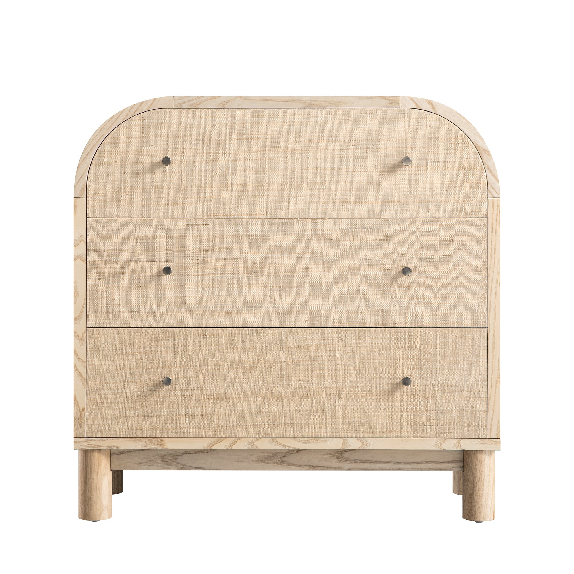 Maude Chest of 3 Drawers, Natural Ash with Raffia - Image 7