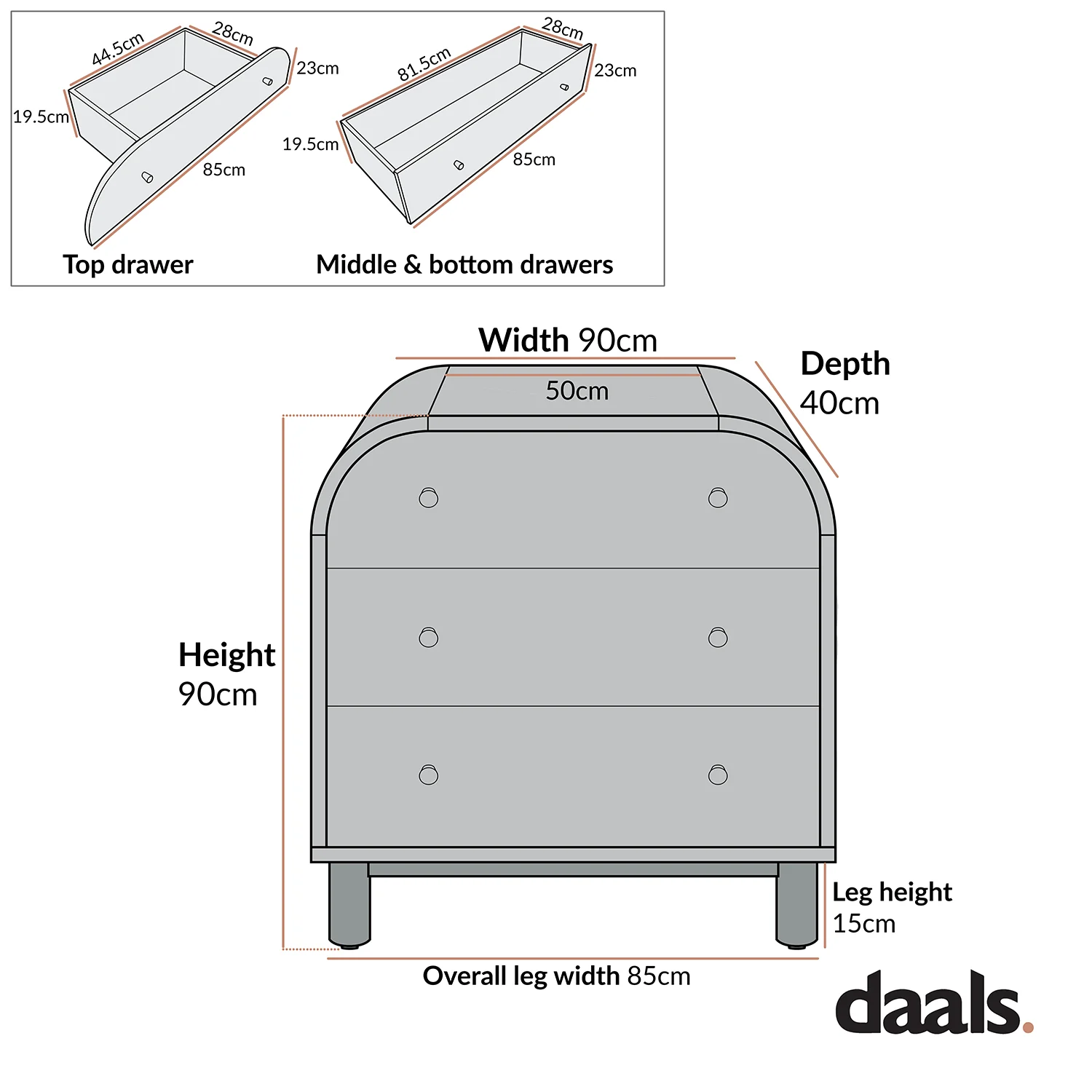 Maude Chest of 3 Drawers, Natural Ash with Raffia - Image 9