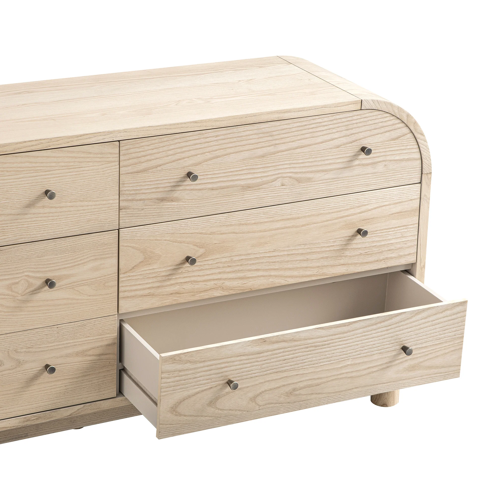 Maude Chest of 6 Drawers, Natural Ash - Image 13