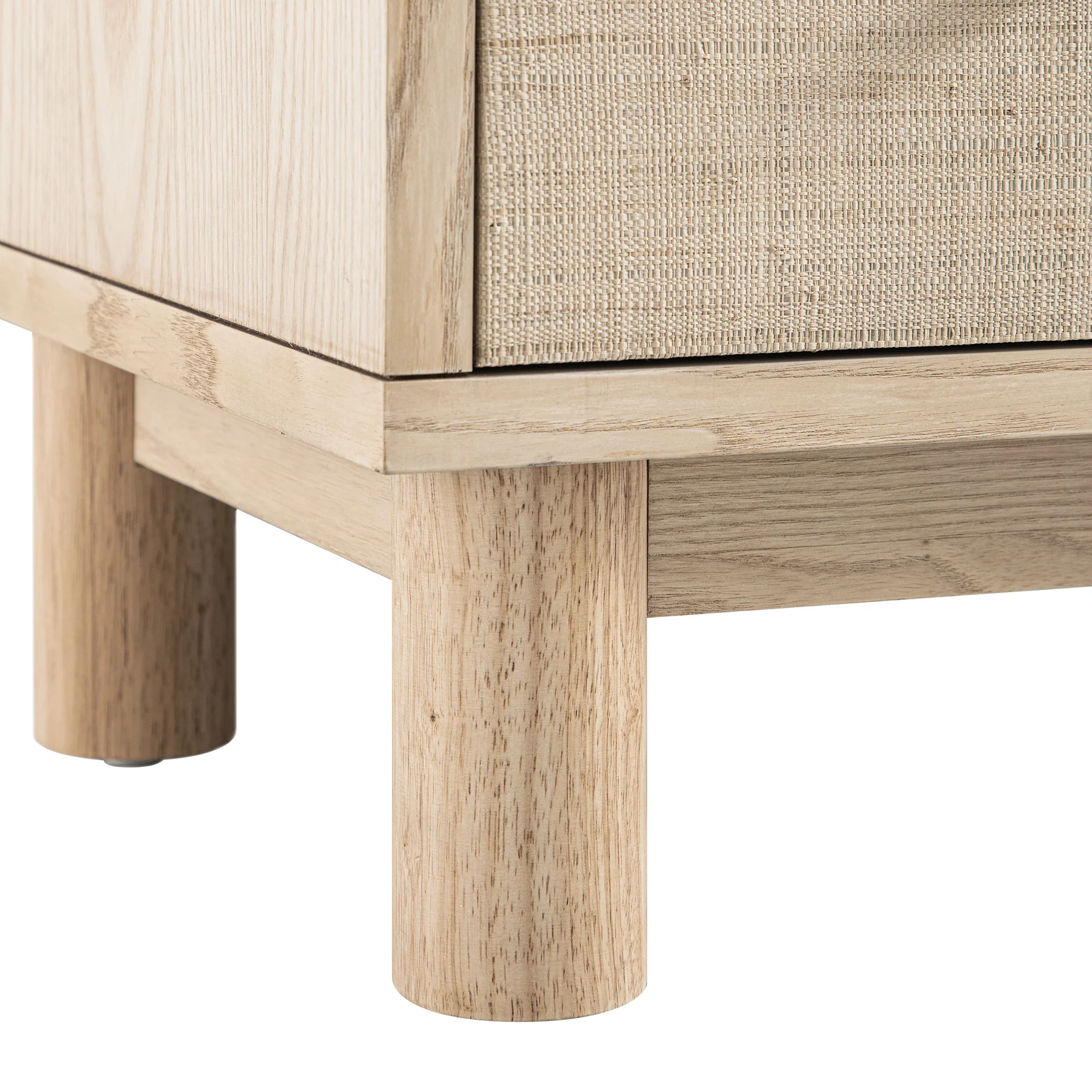 Maude Chest of 6 Drawers, Natural Ash with Raffia - Image 10