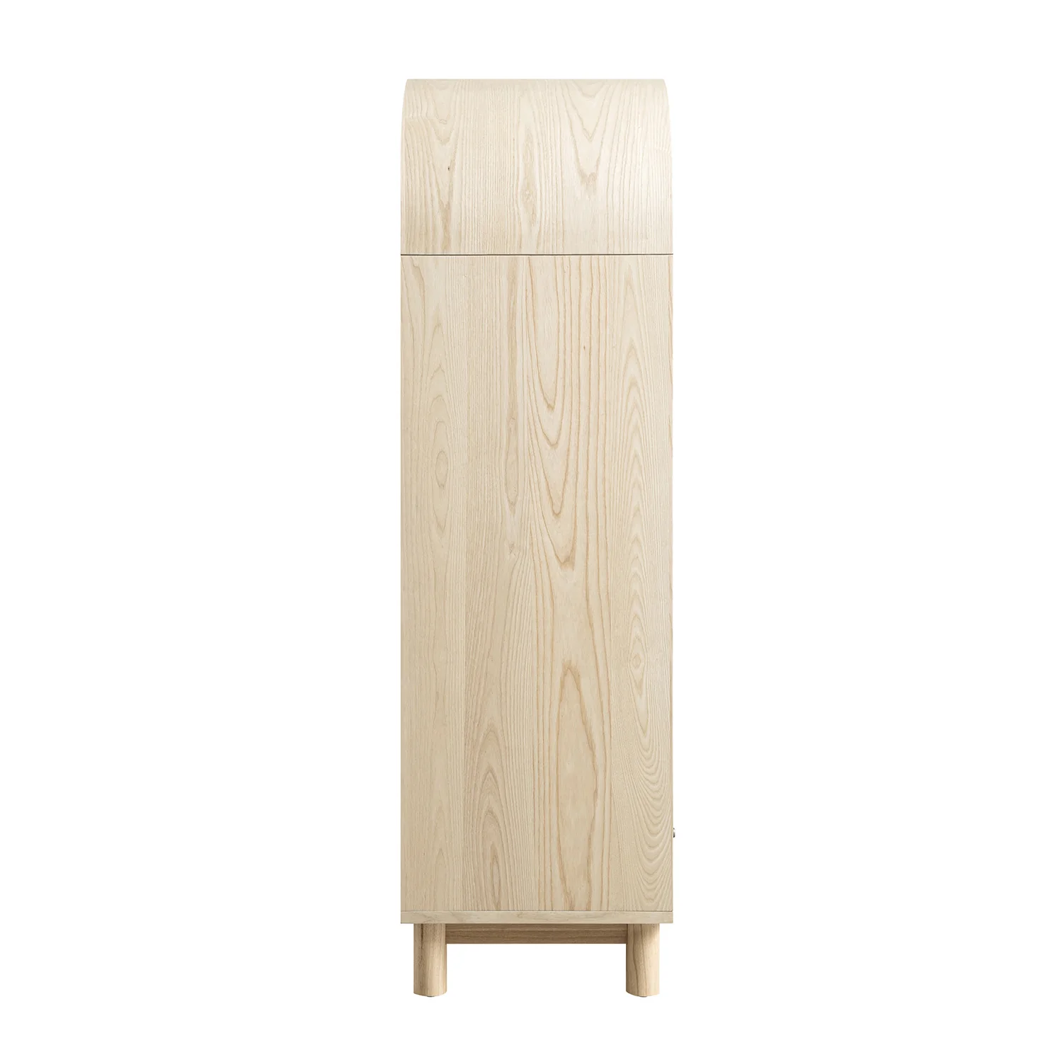Maude Double Wardrobe, Natural Ash with Raffia - Image 12