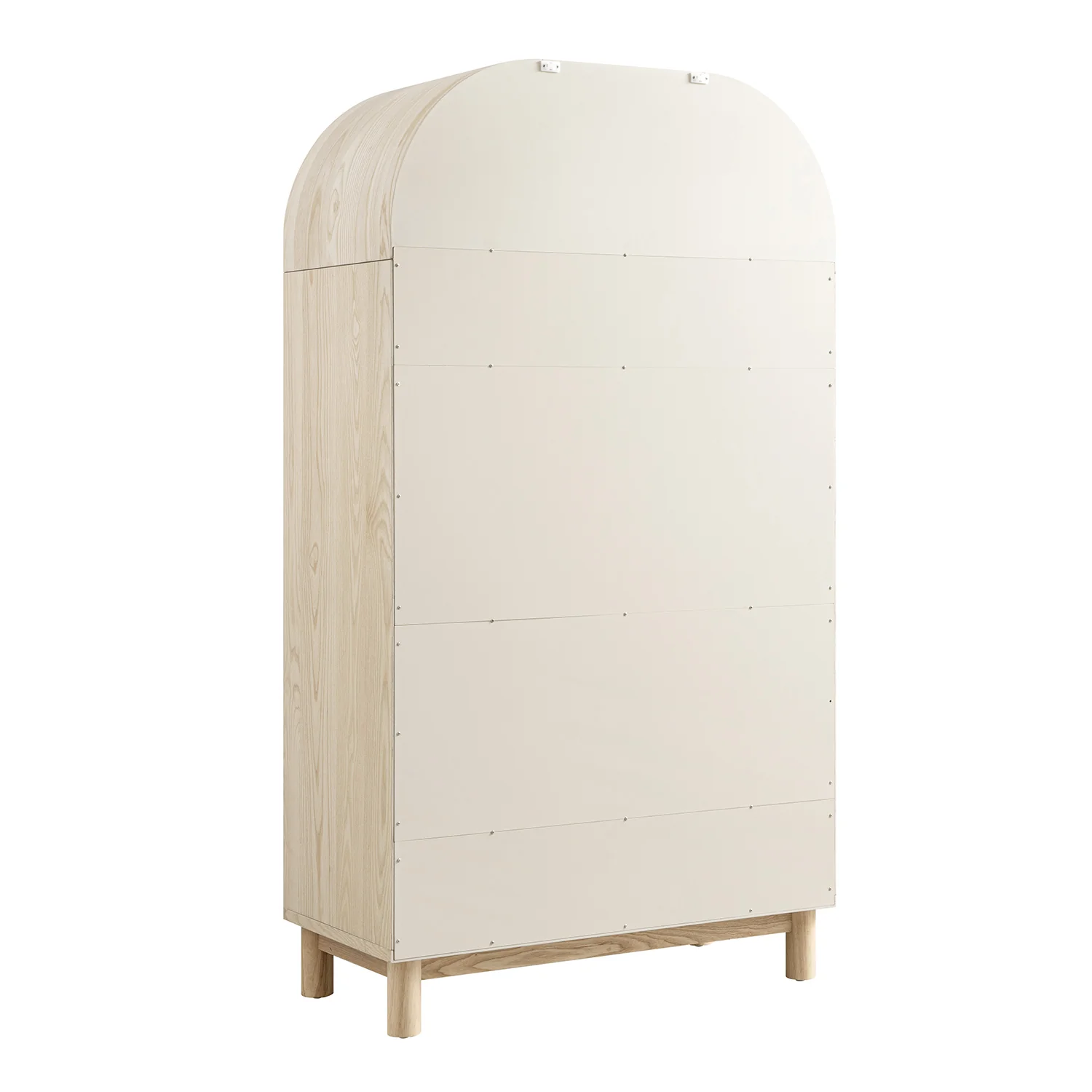 Maude Double Wardrobe, Natural Ash with Raffia - Image 13