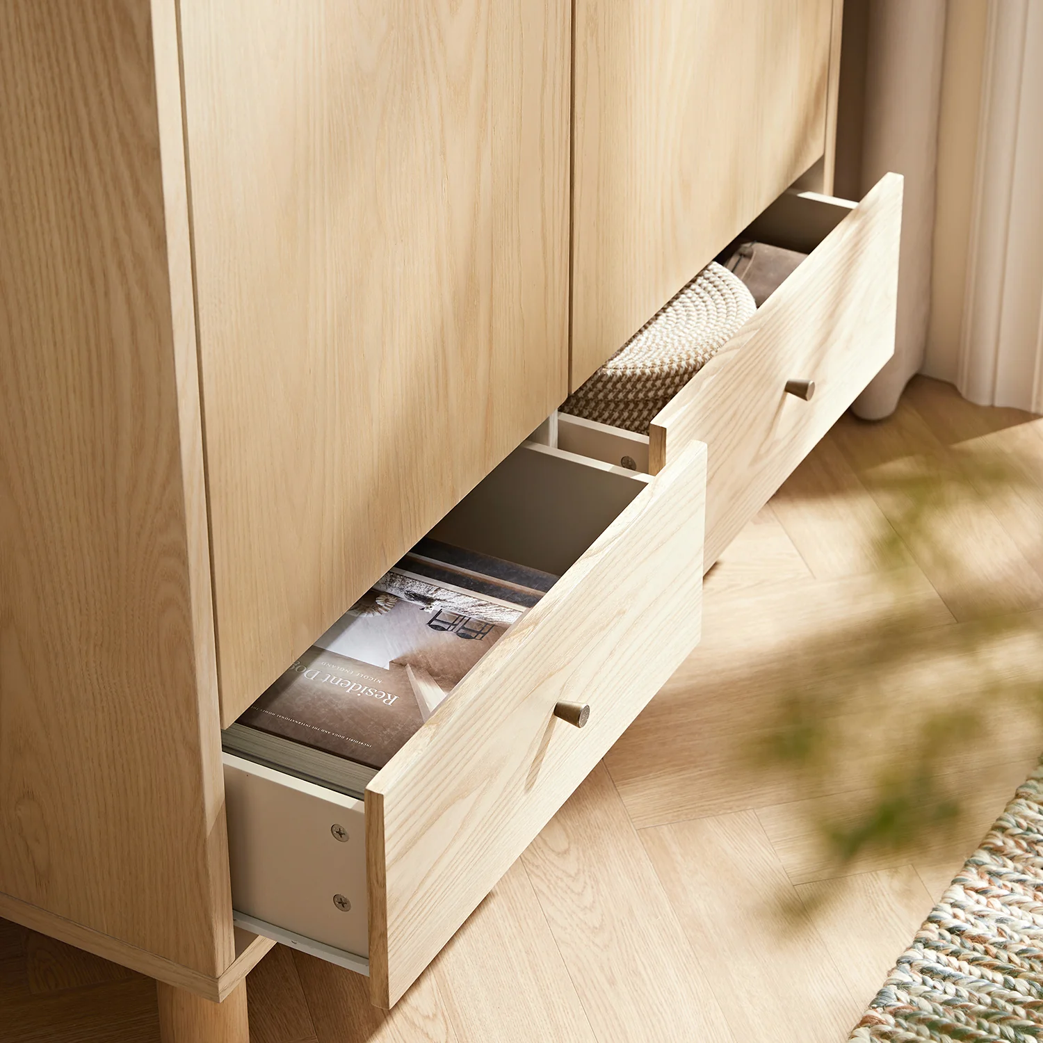 Maude Large Storage Cabinet, Natural Ash - Image 5