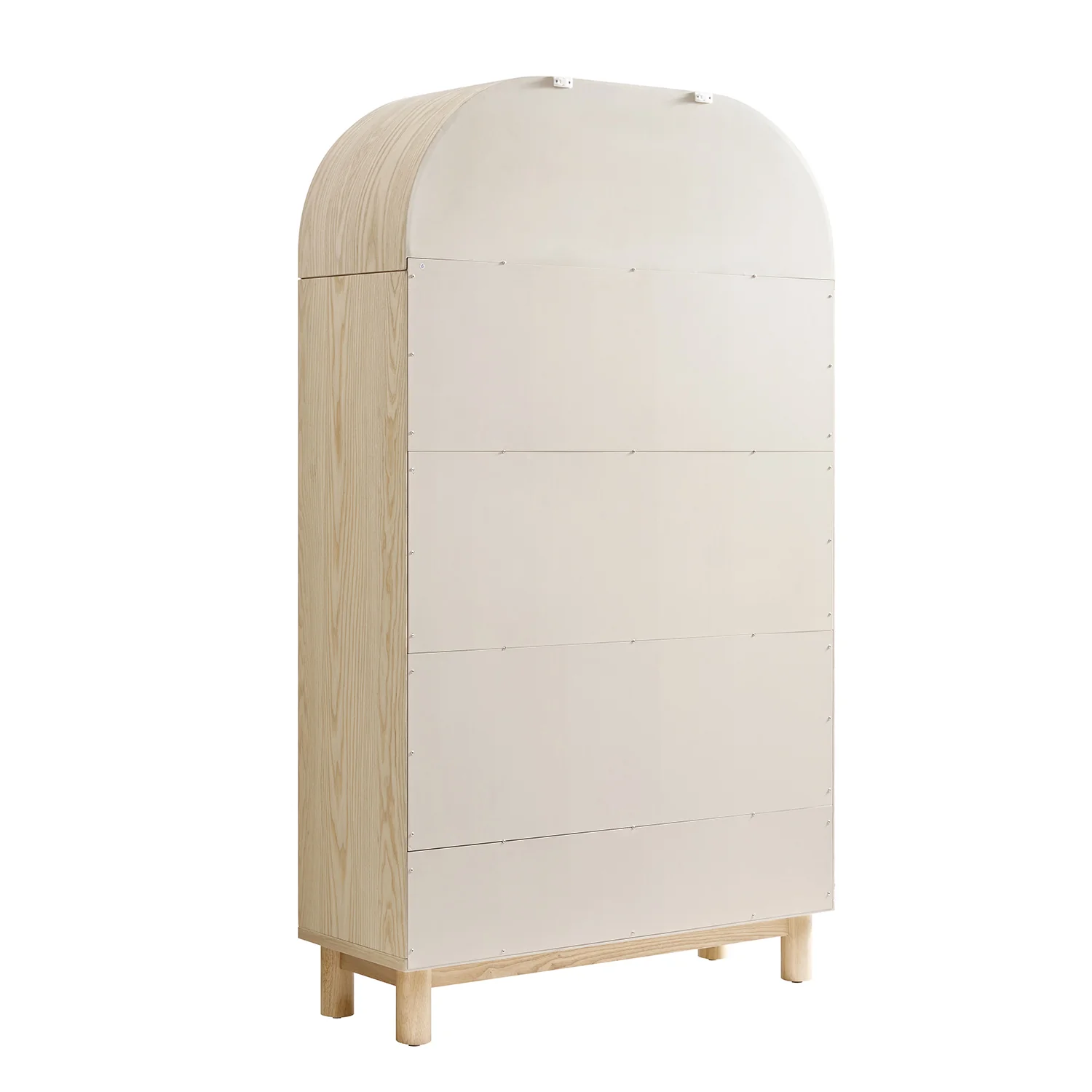 Maude Large Storage Cabinet, Natural Ash with Raffia - Image 14