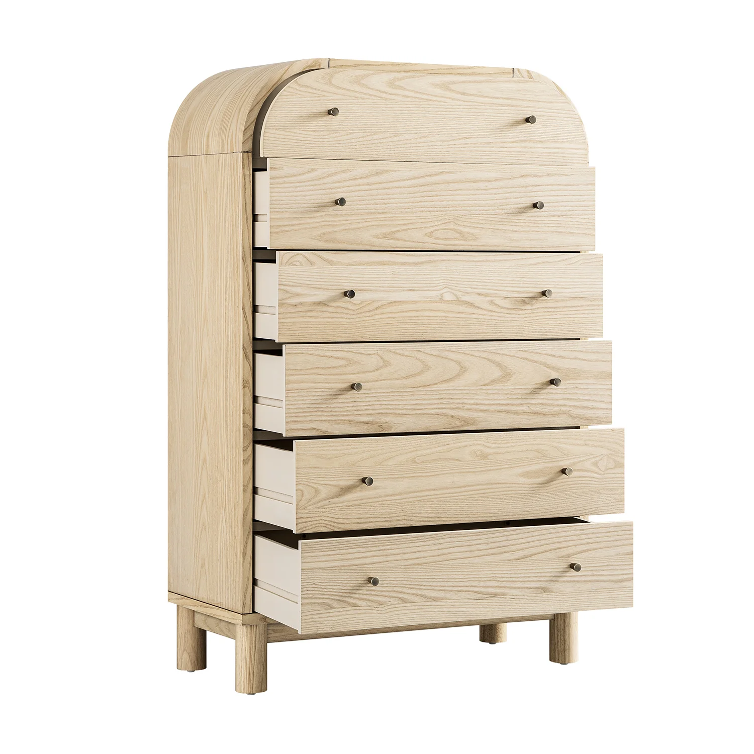 Maude Tall Chest, Natural Ash - Image 10