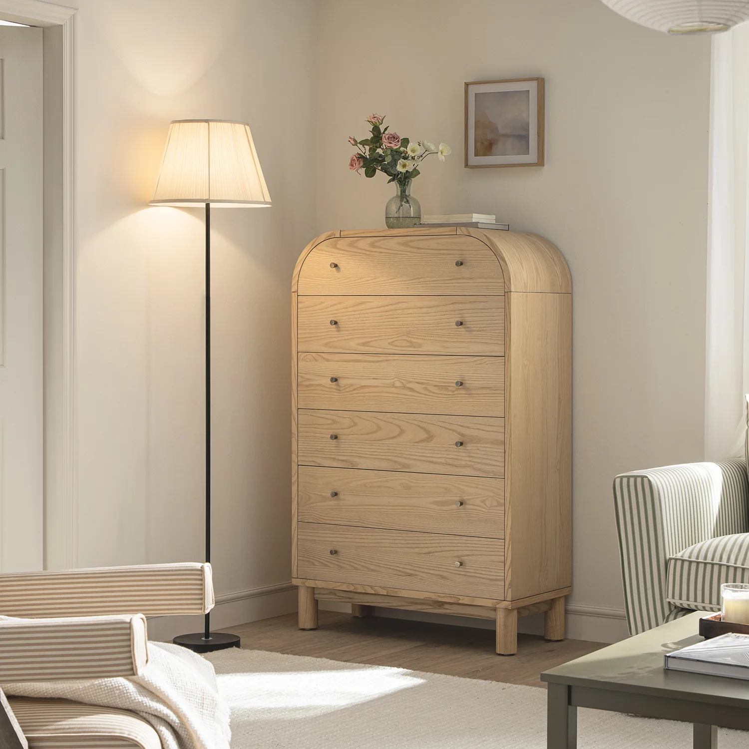 Maude Tall Chest, Natural Ash - Image 3