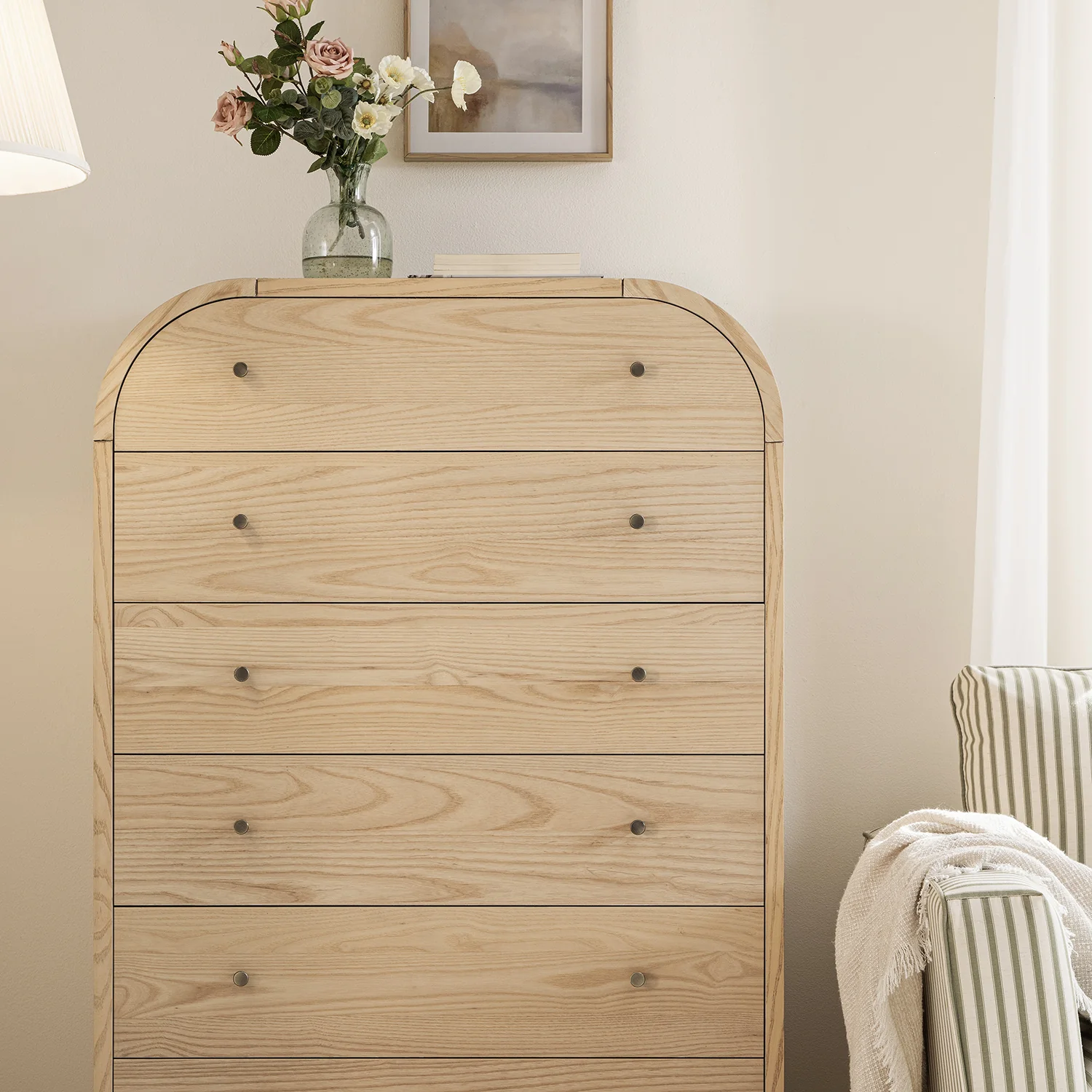 Maude Tall Chest, Natural Ash - Image 4