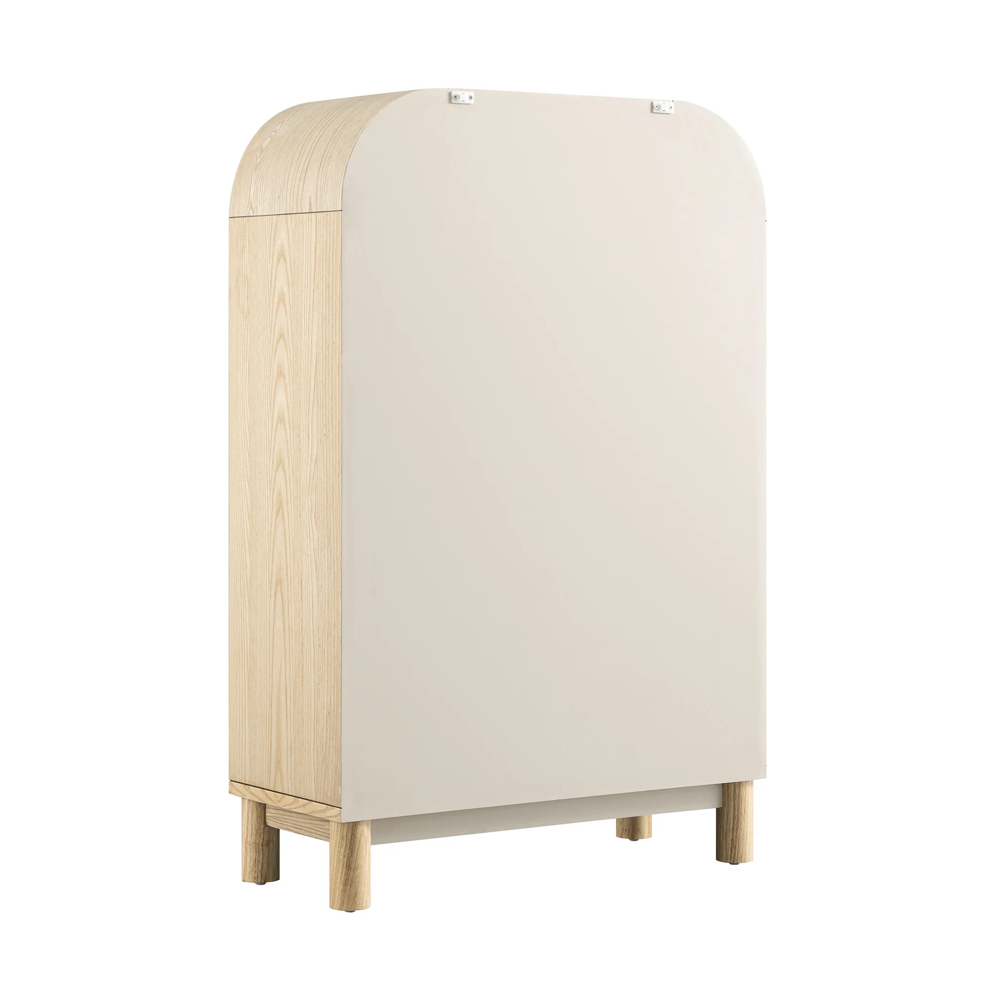 Maude Tall Chest, Natural Ash with Raffia - Image 12