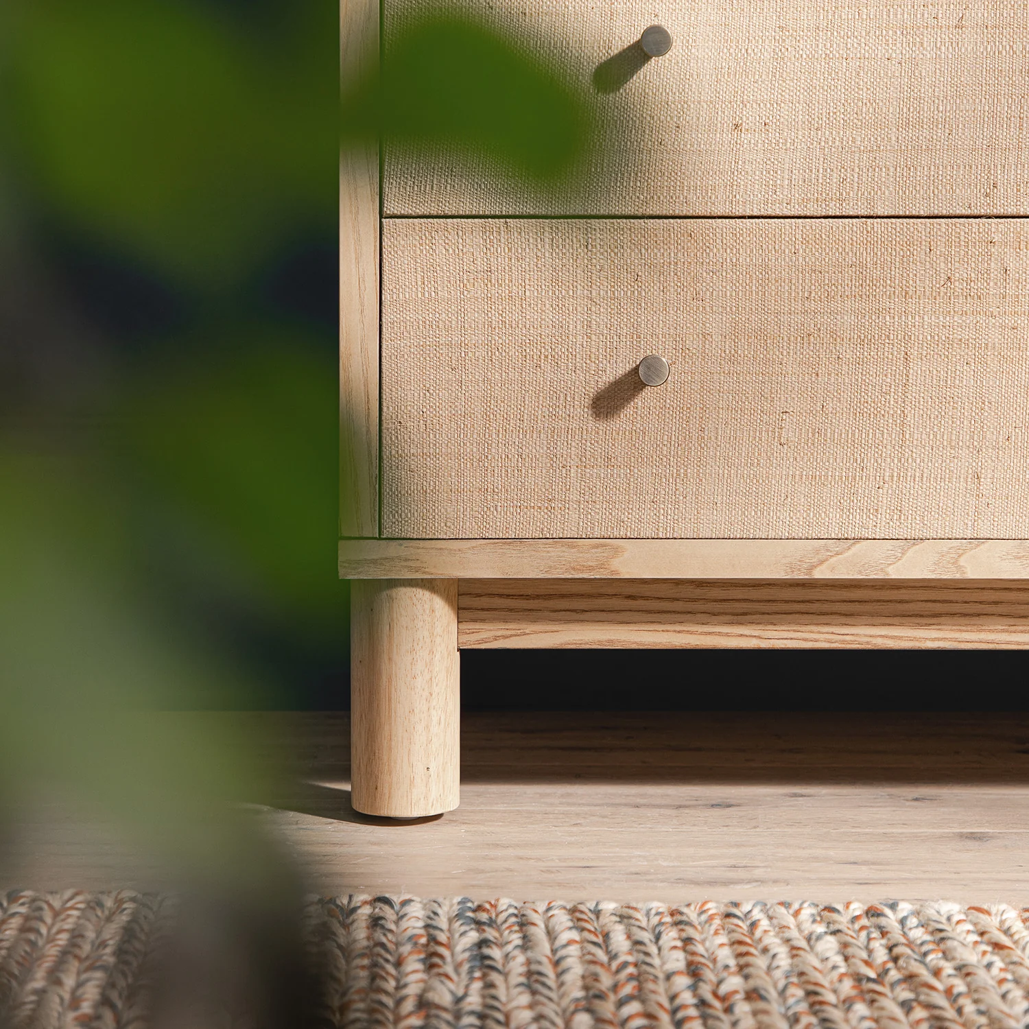 Maude Tall Chest, Natural Ash with Raffia - Image 6