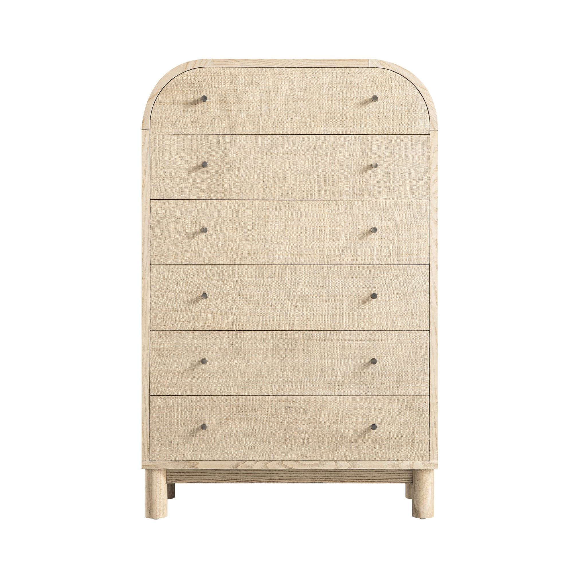 Maude Tall Chest, Natural Ash with Raffia - Image 7