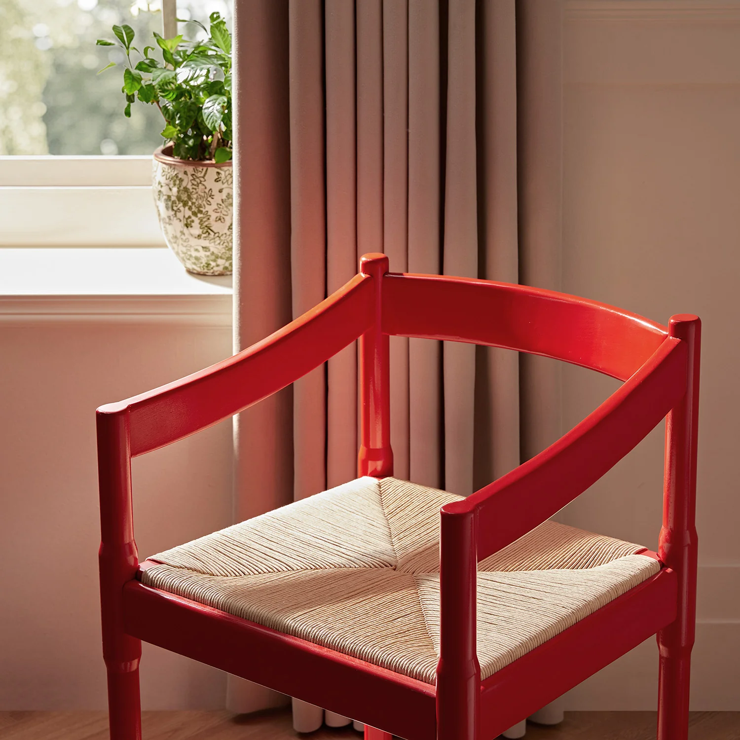Minley 2-in-1 Carver Chair, Red High Gloss - Image 5